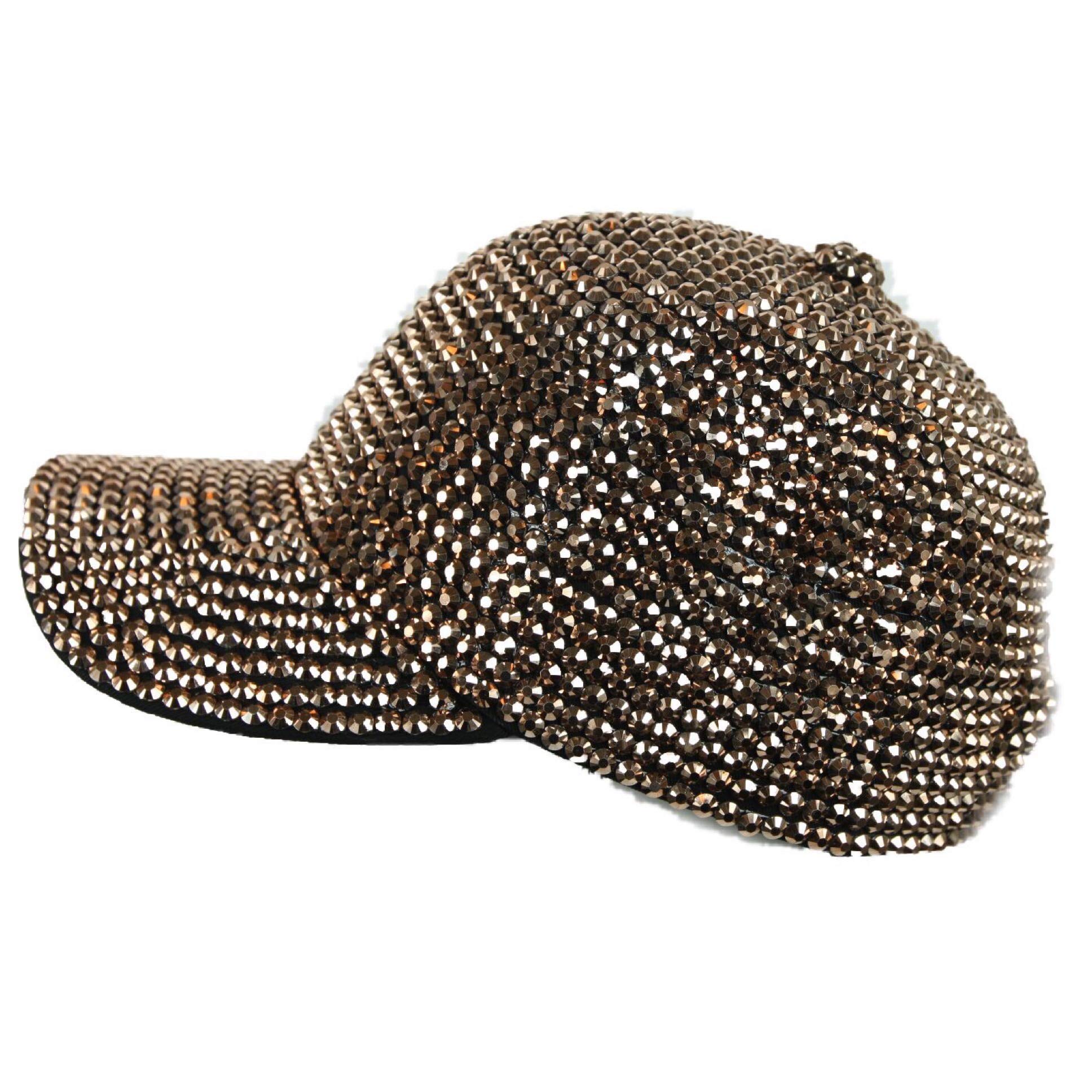 Sparkling Rhinestone Studded Baseball Cap - Bling Bling Cotton Hip Hop Hat for Women & Men | Perfect for Streetwear, Concerts & Fashion Statements