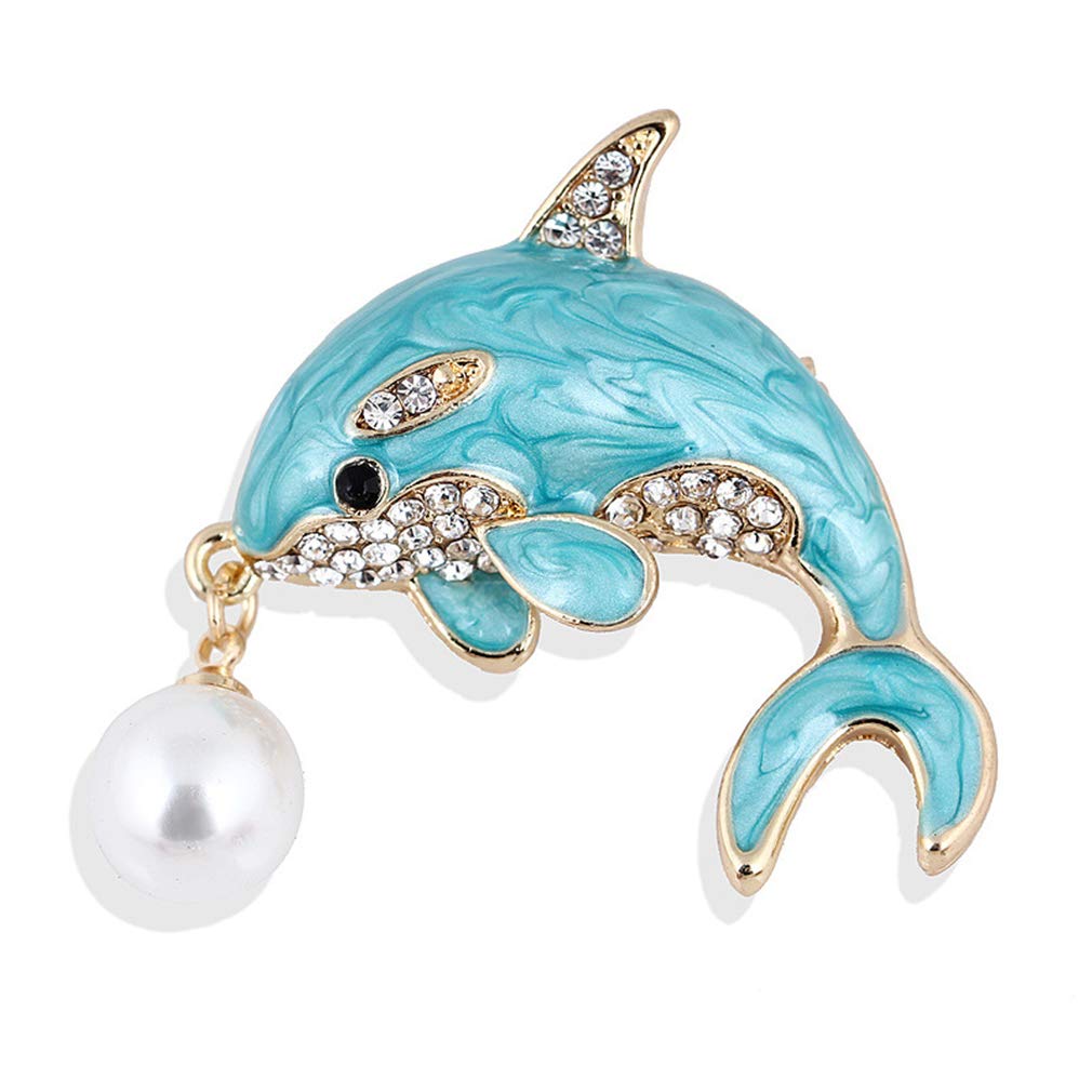 YAZILIND Cute Animal Brooch Pin for Men & Women - Rhinestone Fashion Breastpin Jewelry Accessory for Clothing, Birthday, Corsage - Perfect for Parties, Weddings & Gifts