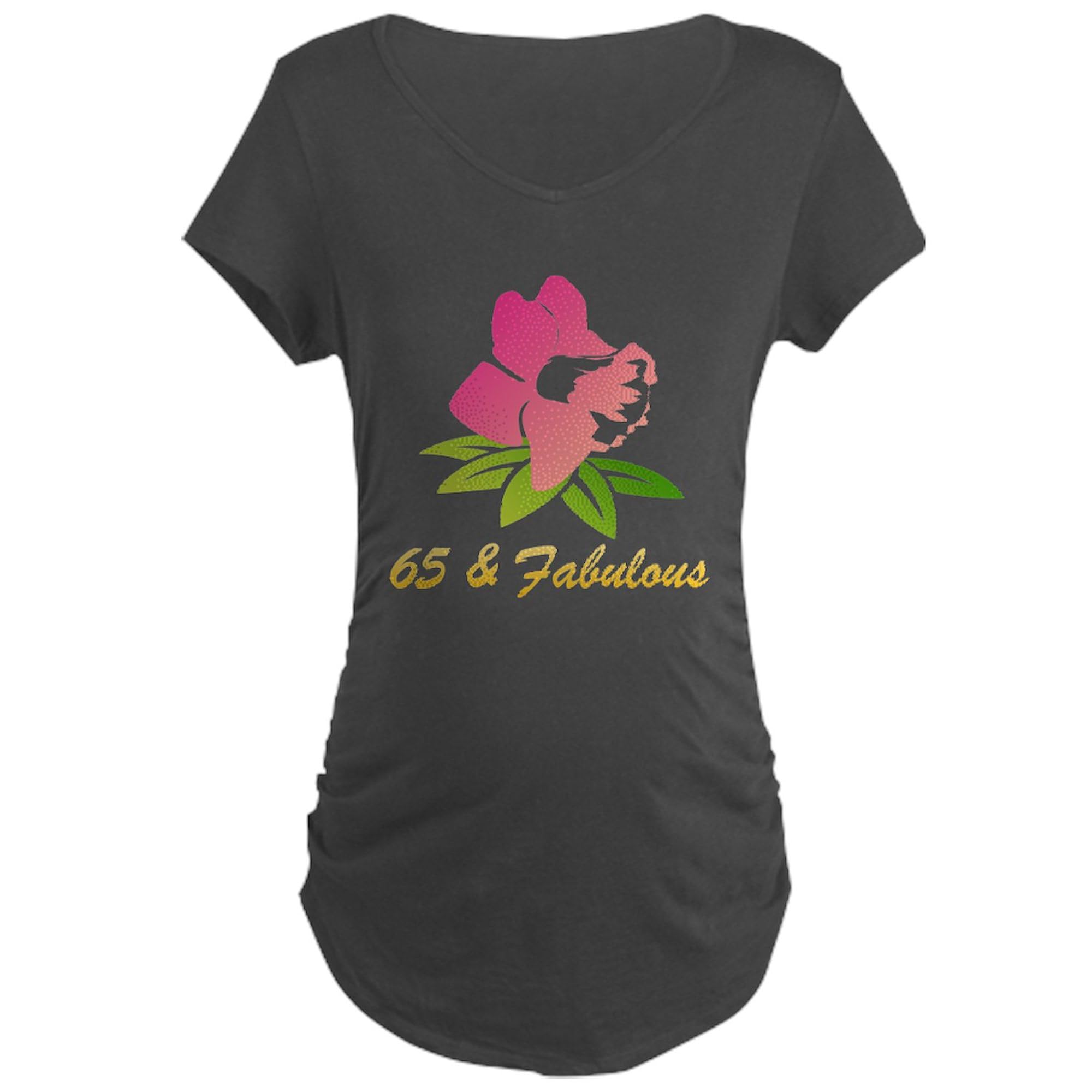 Best Maternity Dark T-Shirt for Women - Ruched Side Design for Comfort & Style | Perfect for Pregnancy, Nursing & Casual Wear
