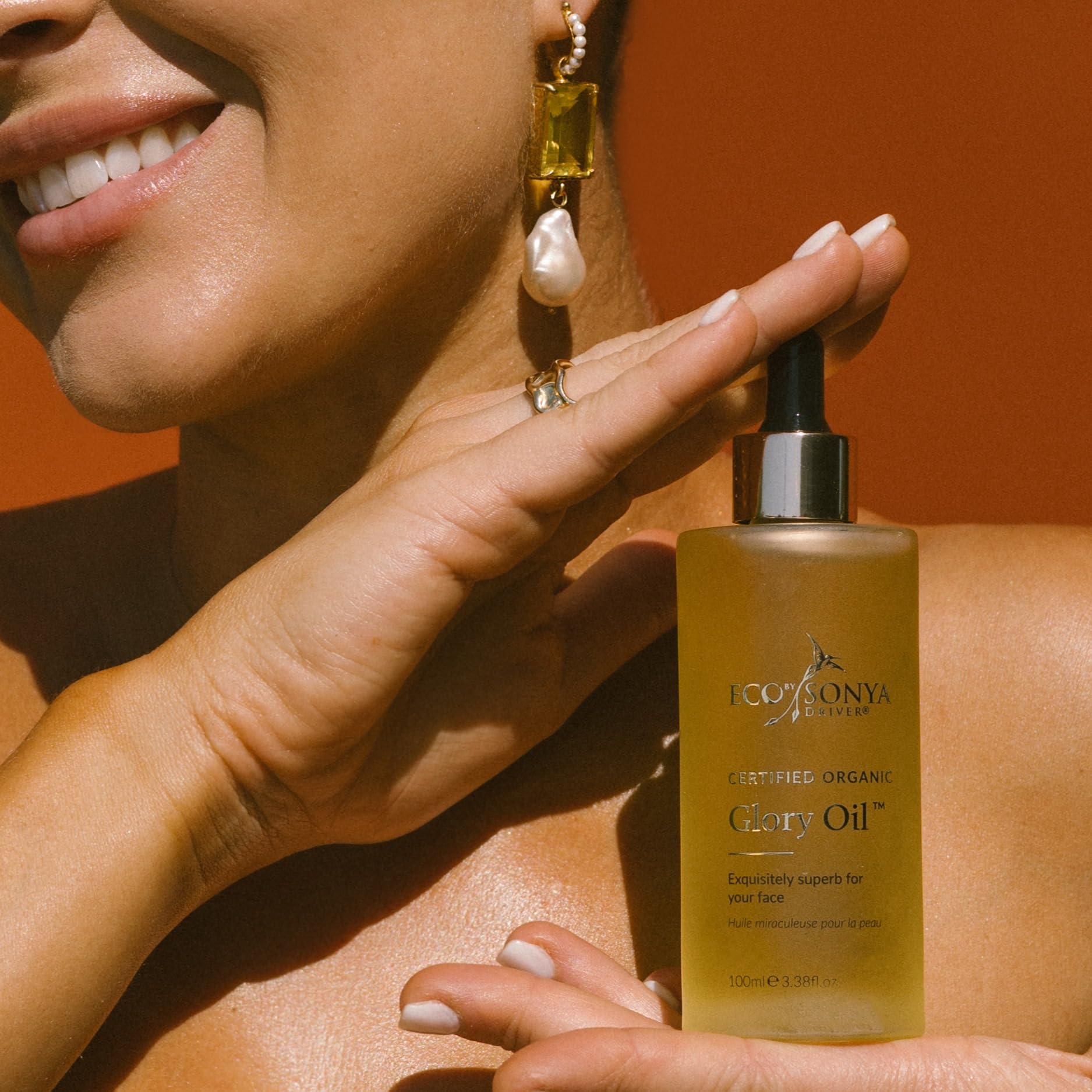 Eco by Sonya Driver Glory Oil 100ml - Organic Hair & Skin Treatment for Dryness & Shine | Perfect for Daily Moisturizing & Night Care