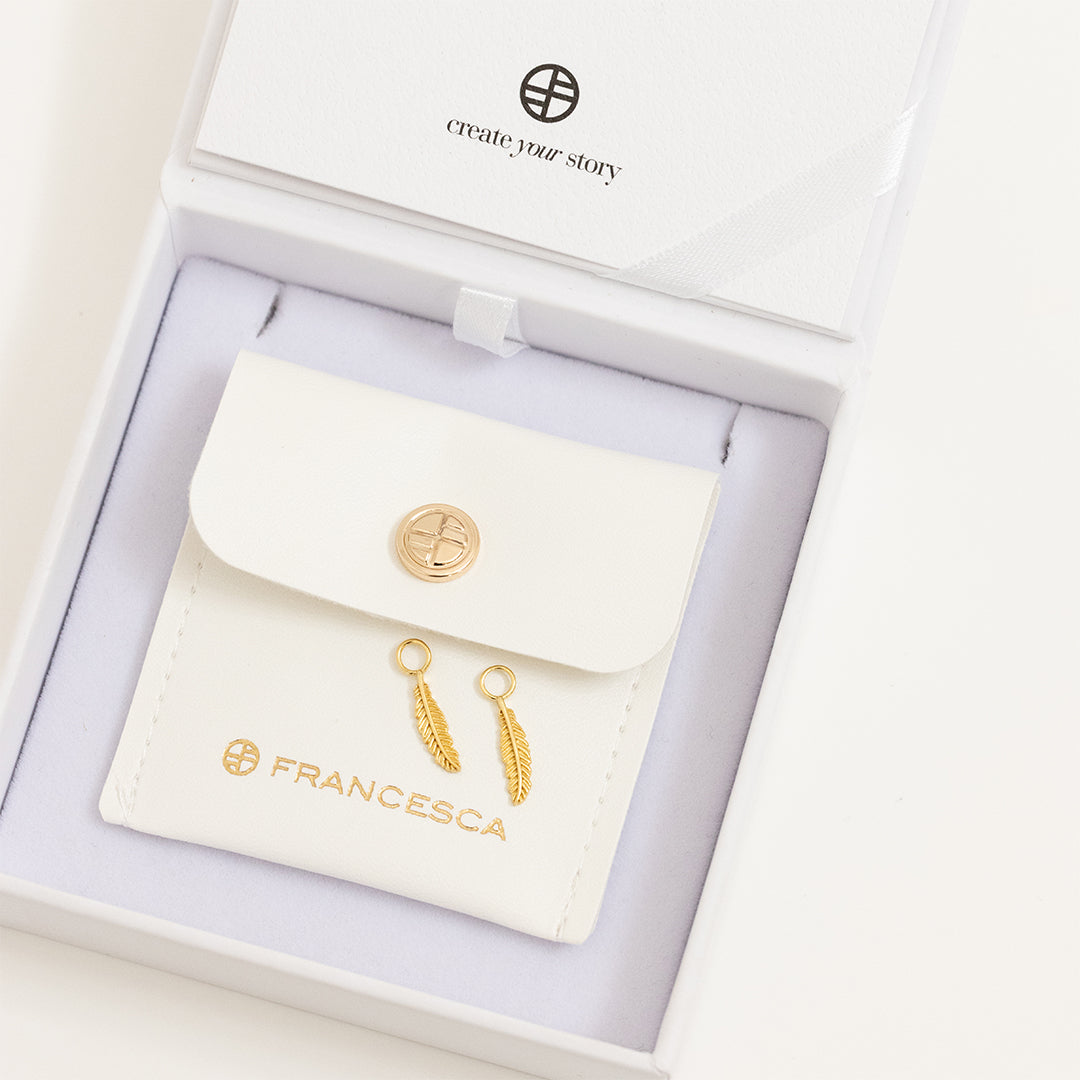 Evolve Hoop Charm Earrings Set of 2 - Sterling Silver Minimalist Dangle Hoops for Women - Perfect for Everyday Wear, Date Night & Special Occasions