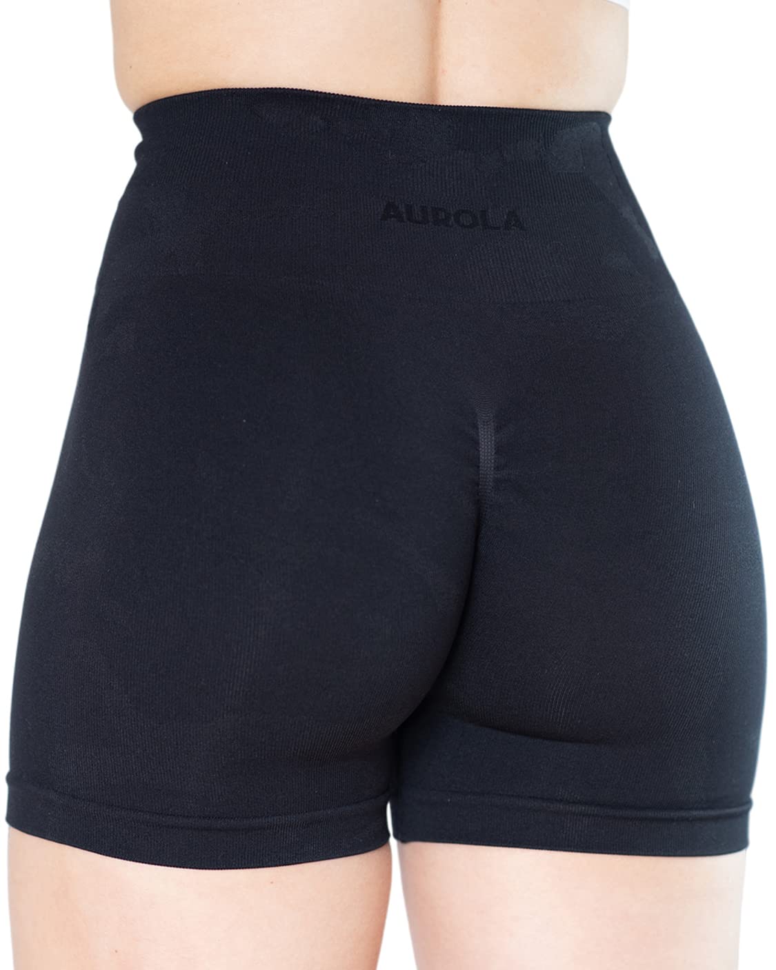 AUROLA CAMO Women's Workout Shorts - Seamless, Subtle Logo, Scrunch Design for Yoga, Running & Gym | High-Performance Activewear