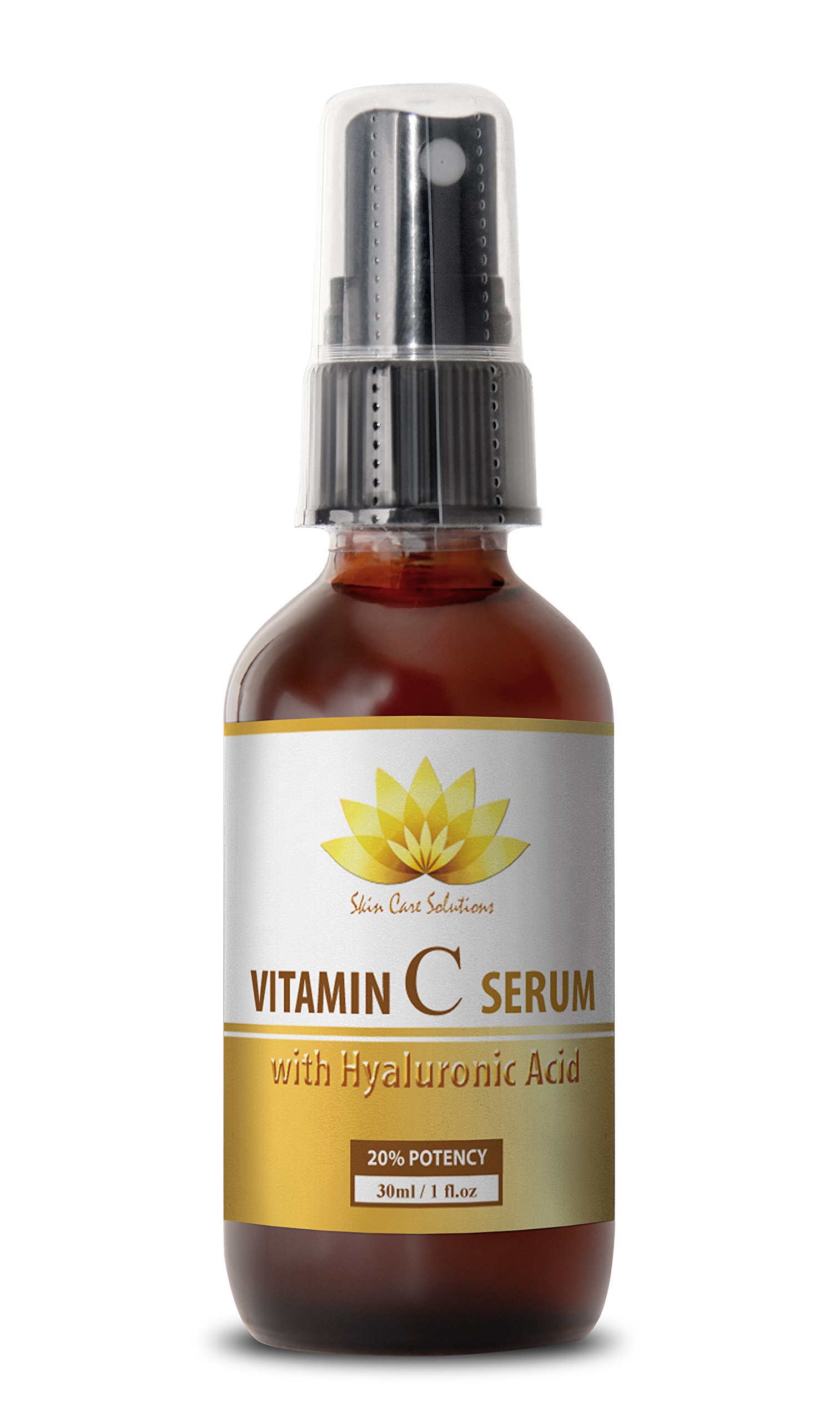 Best Vitamin C Eye Serum with Hyaluronic Acid for Wrinkles - Anti-Aging Repair Treatment - 1 Fl Oz Bottle - Perfect for Nighttime Skincare Routine & Dark Circle Reduction