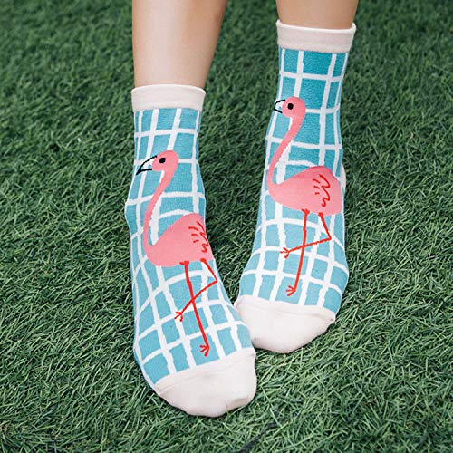Benefeet Women's Funny Animal Crew Socks - Colorful Cotton Socks for Casual Wear & Gifts