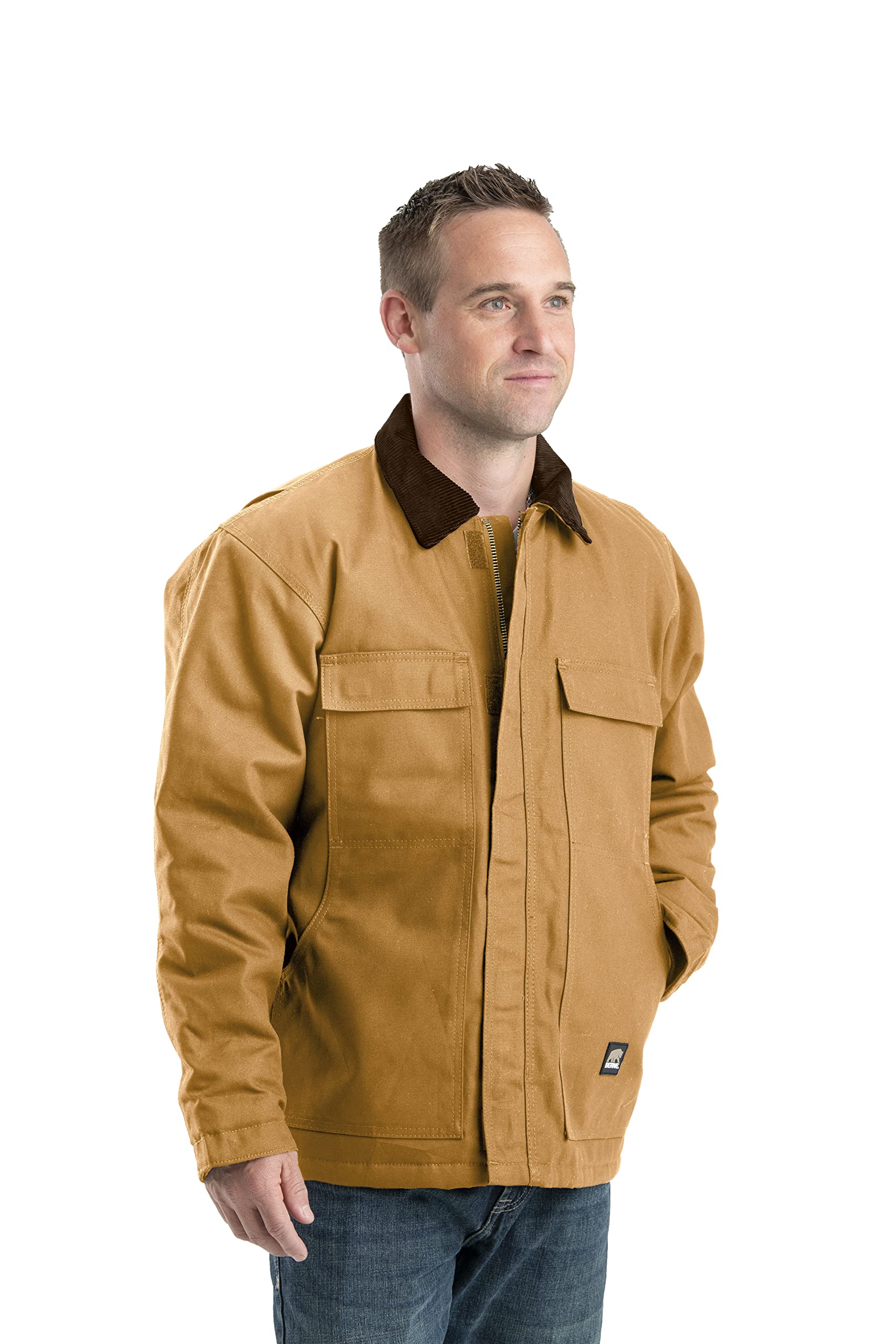 Berne Original Chore Coat - Durable Work Jacket for Men - Heavy Duty Cotton Canvas - Perfect for Farming, Construction & Outdoor Work