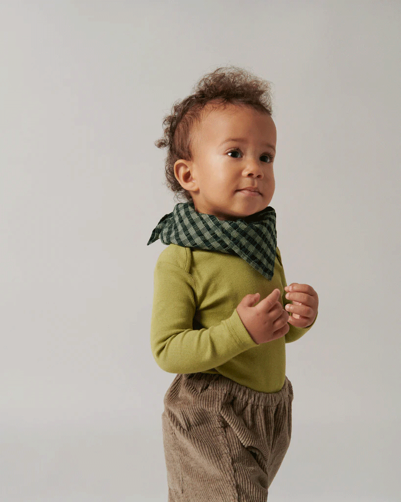 MarMar Copenhagen Seersucker Gingham Airy Bandana Scarf - Lightweight & Breathable for Summer, Outdoor Activities, and Fashion Accessories
