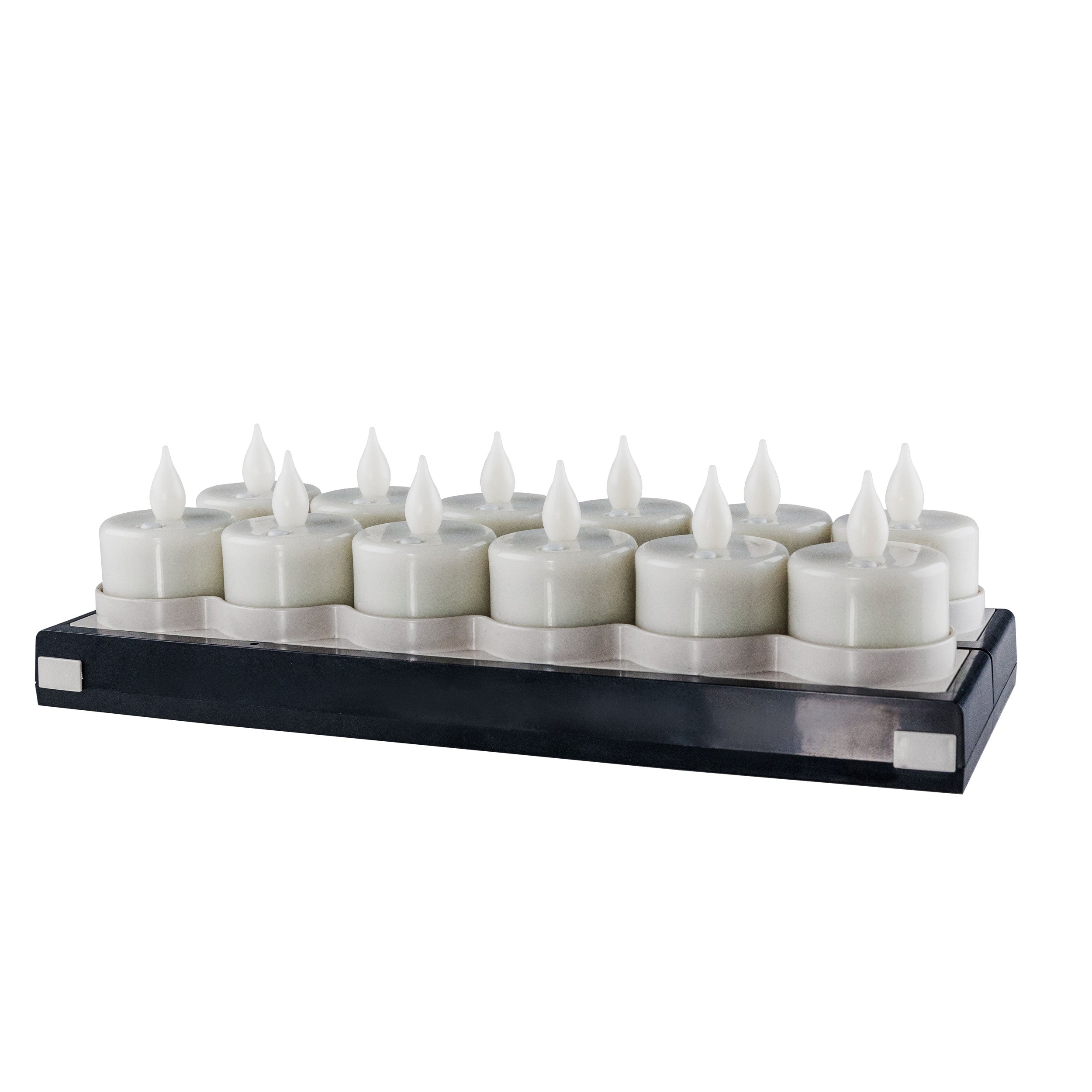 Flameless LED Candle Warmer - Warm White Lux Series Starter Set (6-Pack) - Battery Operated Flameless Candles for Home Decor, Wedding, Christmas & Relaxation