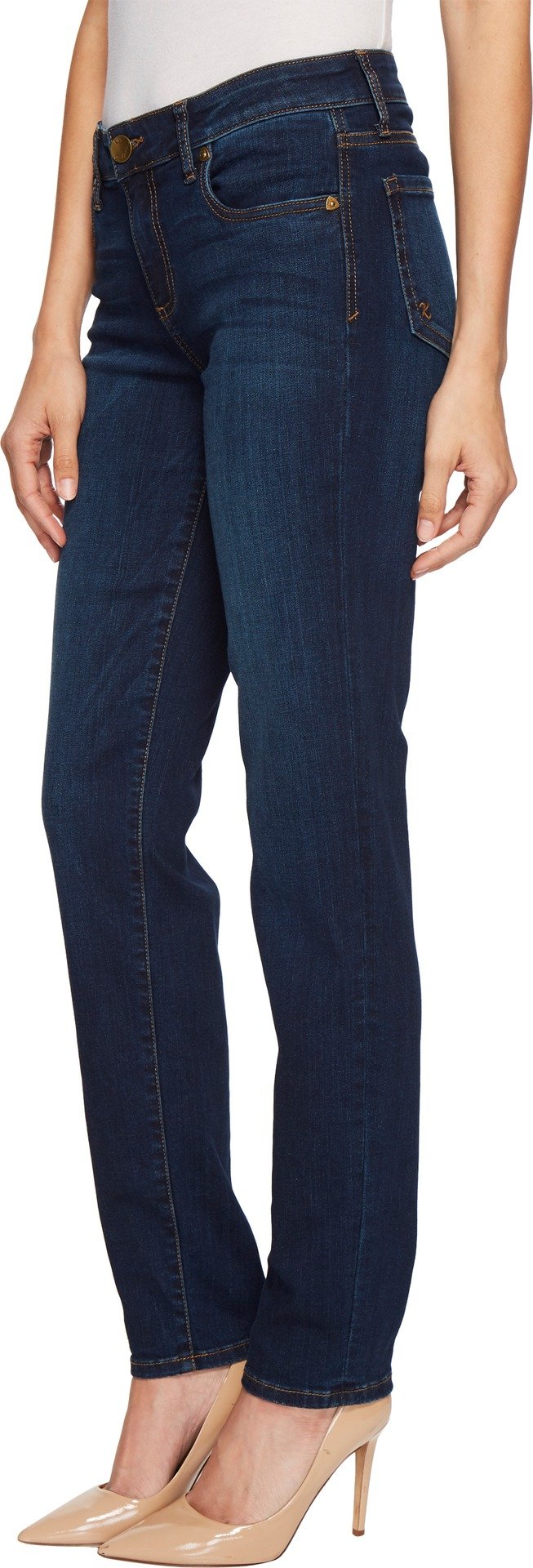 KUT from the Kloth Diana Skinny Jeans for Women - Stretch Cotton Blend Fabric with Contrast Topstitching - Perfect for Casual Wear, Office & Night Out