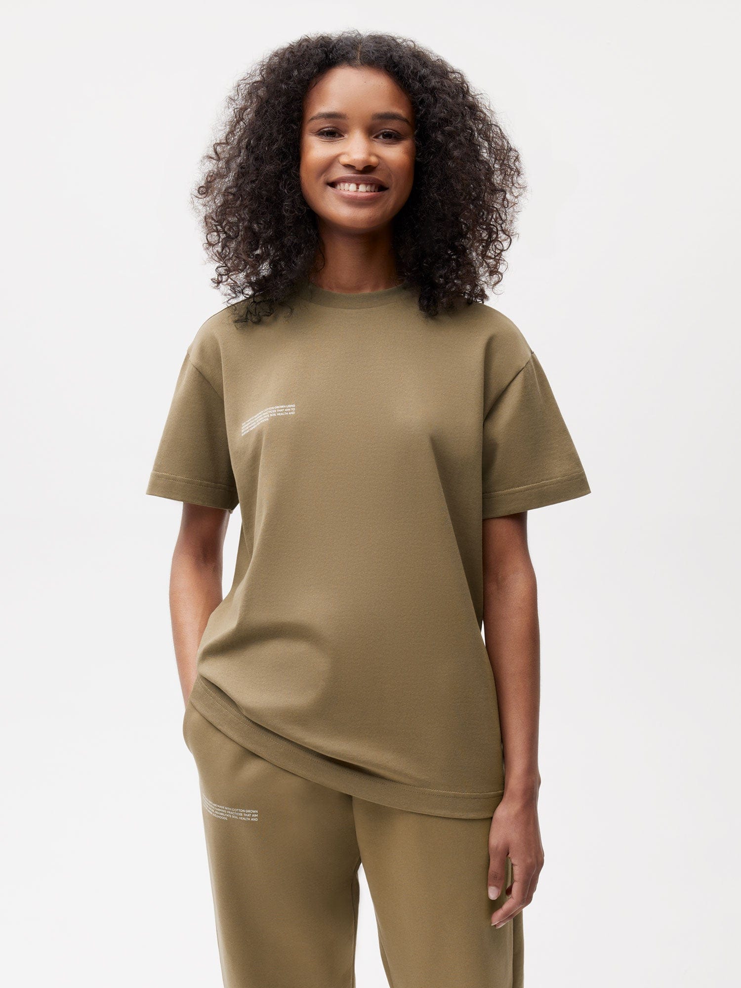 Women's Cotton 365 T-Shirt in Carbon Brown | Soft Everyday Basic Tee for Casual Wear, Layering & Lounge