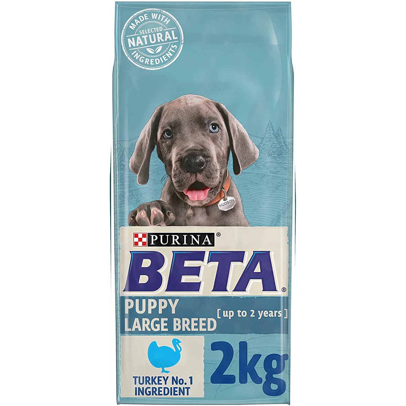 Purina Beta Puppy Large Breed Dry Dog Food with Turkey - High Protein Nutrition for Growing Large Breed Puppies - Perfect for Active Puppies & Training Rewards
