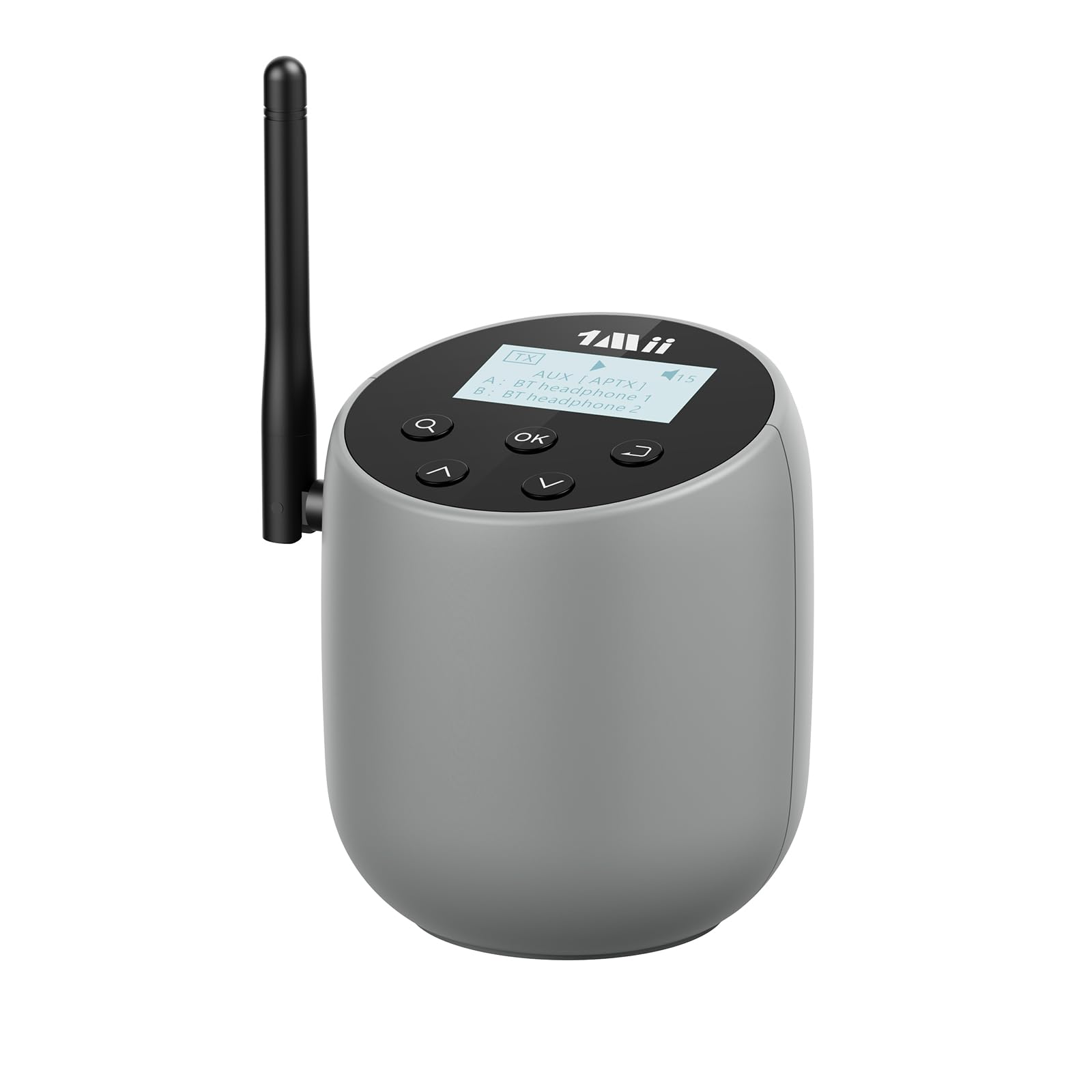 1Mii DS70 Bluetooth 5.0 Audio Transmitter for TV - Wireless Headphone & Speaker Adapter with aptX HD/LL/aptX/SBC, Optical/AUX/RCA Inputs, Dual Device Connection, 100ft Range - Perfect for Home Theater, Gaming & Late-Night TV Watching Without Disturbing Others
