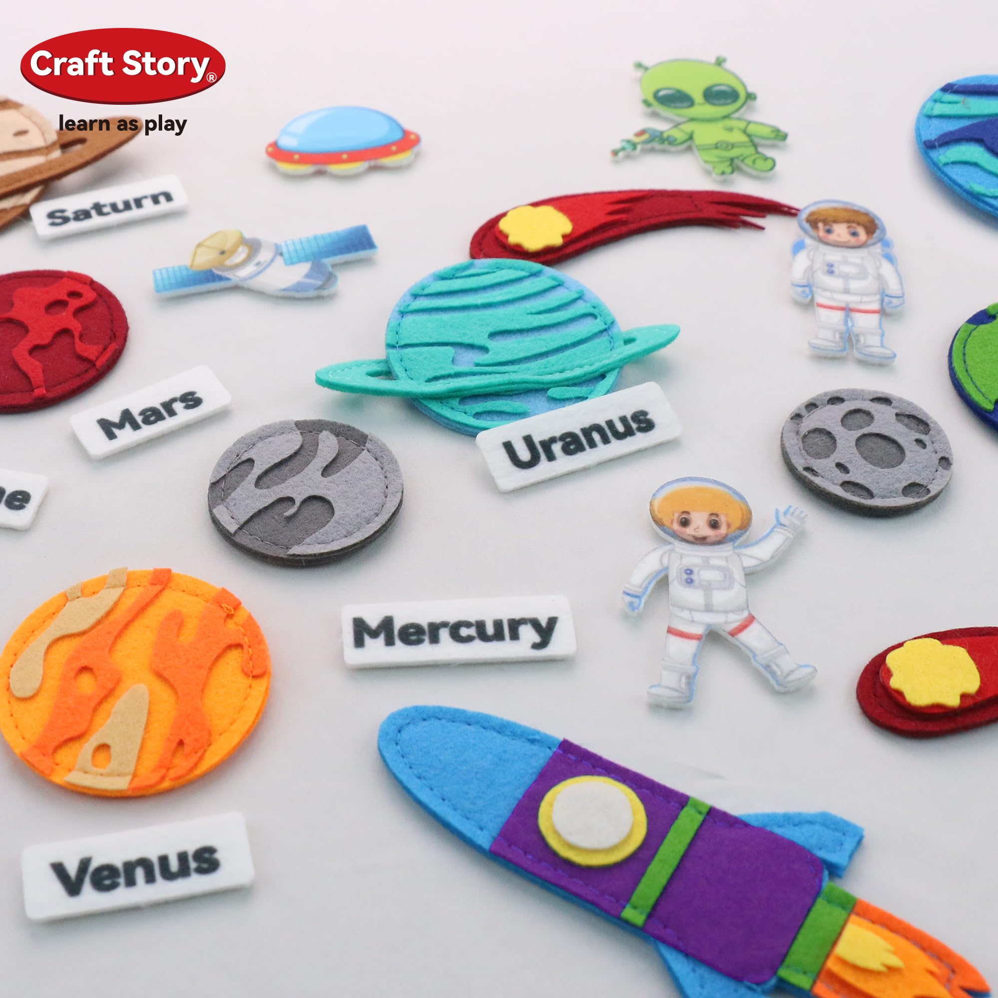 Solar System Toys Busy Board for Kids Ages 3-6 - Montessori Sensory Learning Toys with Planets - Educational STEM Science Activity for Preschool Boys & Girls - Perfect for Classroom, Homeschool & Birthday Gifts