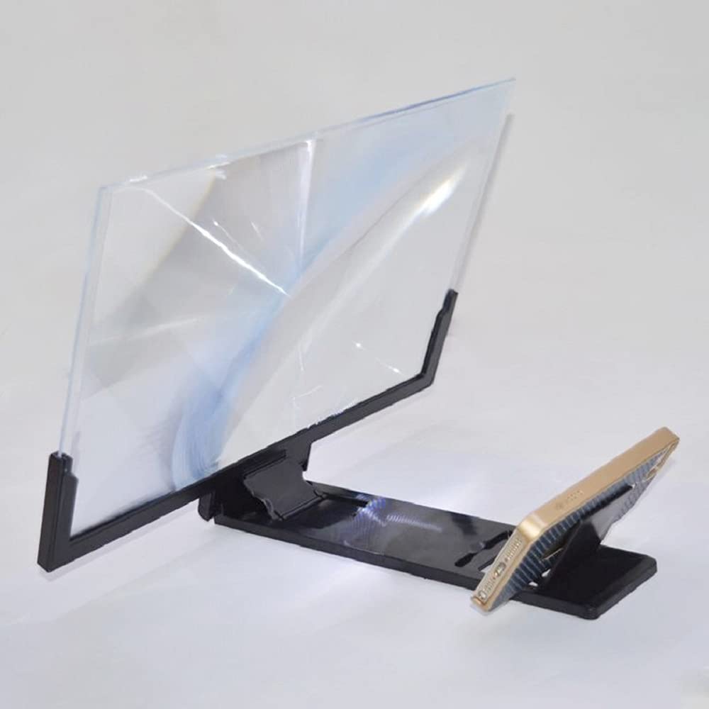 14 Inch 3D Screen Magnifier for Phones - HD Foldable Stand with Eye Protection | Perfect for Watching Videos, Gaming, and Reading on Mobile Devices