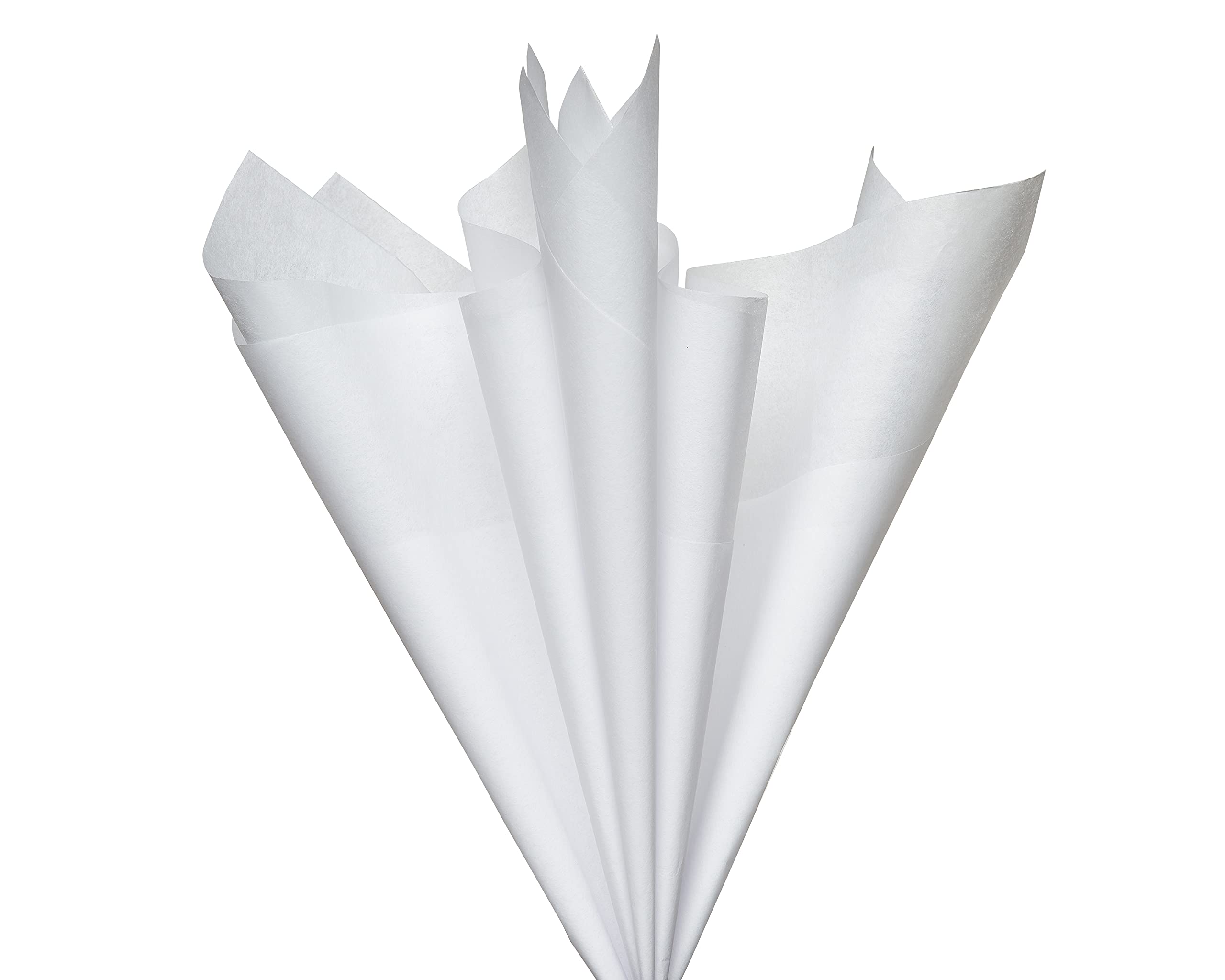 Premium 8-Sheet White Tissue Paper for Gift Wrapping, Valentines, Birthdays, DIY Crafts - Bulk Pack for Party Decorations, Floral Arrangements & Home Decor