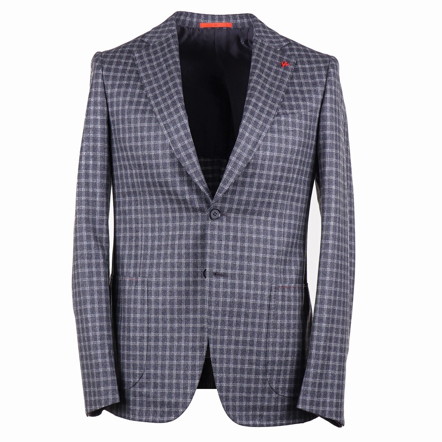 Isaia Slim Fit Soft Flannel Wool Suit for Men - Premium Italian Tailored Business & Formal Attire - Perfect for Weddings, Office & Special Occasions