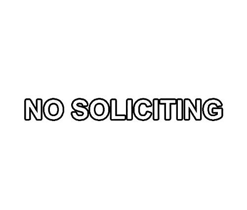 No Soliciting Car Magnet - 5