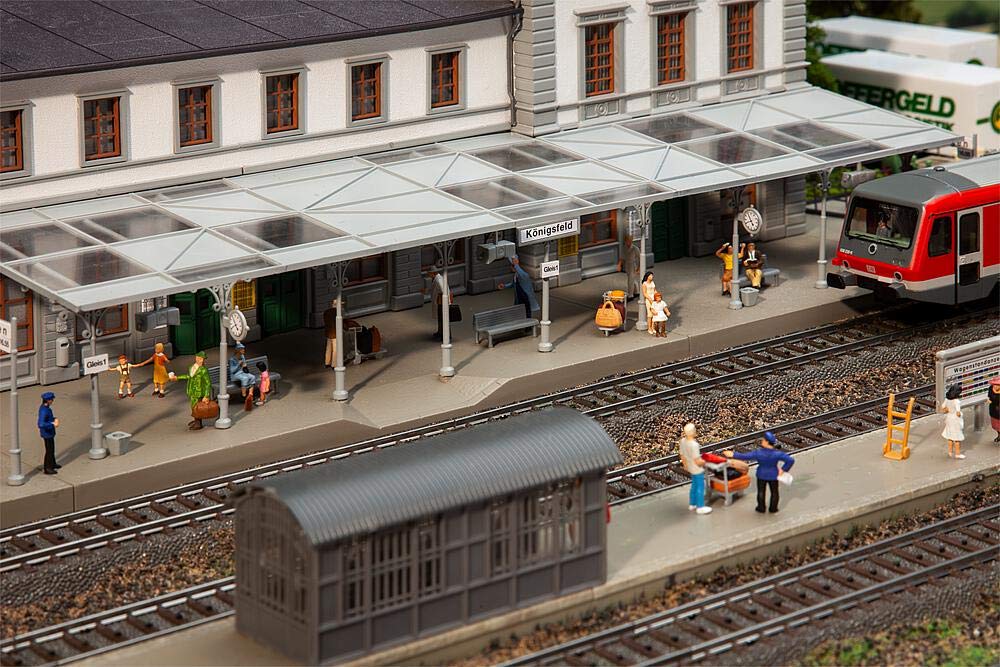Faller 110140 HO Scale 1:87 Königsfeld Station Model Train Building Kit - New 2020 | Perfect for Model Railroad Scenery & Train Diorama Displays