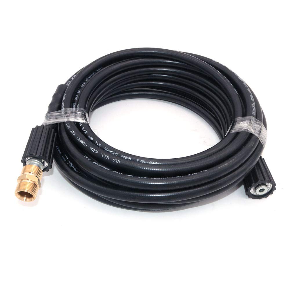 10M (32.8ft) High Pressure Washer Replacement Hose - M22 14mm Connection - Heavy Duty Water Cleaning Kit for Power Washer, Car Wash & Outdoor Cleaning - 10 Meters Long