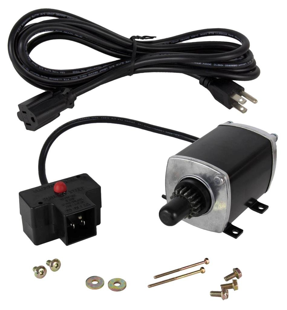 RAREELECTRICAL New 120V Counterclockwise 16-Tooth Starter Motor for Tecumseh Engine - Compatible with Part Numbers 33329, 33329D, 33329E, 33329F - Perfect for Lawn Mowers, Snow Blowers & Outdoor Power Equipment