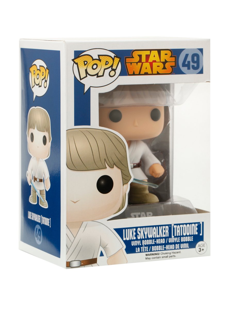 Funko POP Star Wars Luke Skywalker Tatooine Bobblehead Vinyl Collectible Figure - Perfect for Display, Gifts & Star Wars Fans Collection
