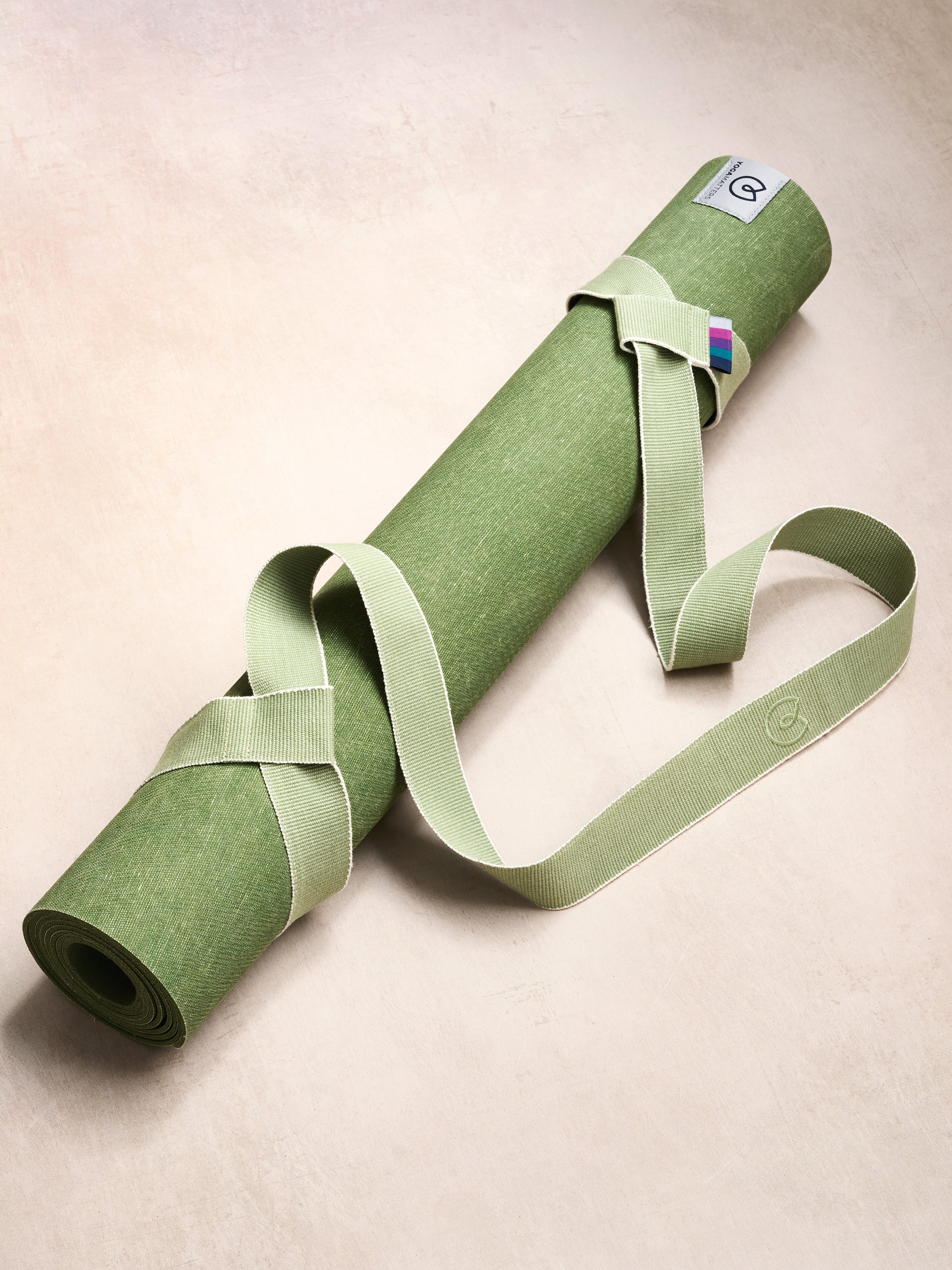 Yogamatters Organic Cotton Chambray Yoga Mat Strap - Pack of 10 | Eco-Friendly Yoga Accessory for Yoga Studios, Home Practice & Travel