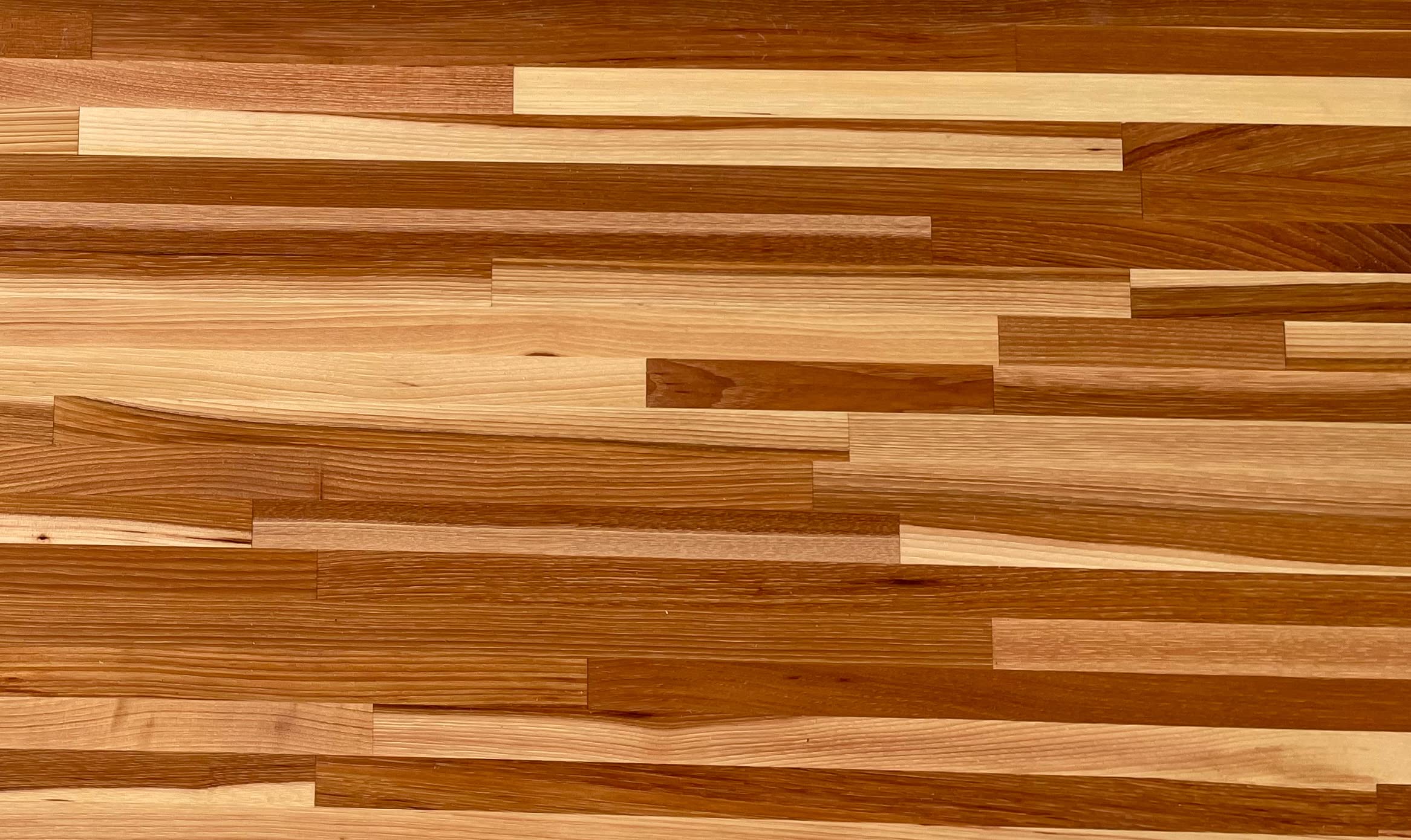 Premium Hickory Butcher Block Shelf - 1.5