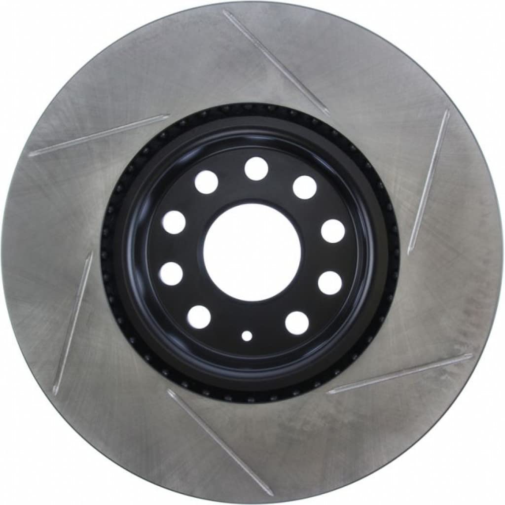 StopTech Slotted Brake Rotors for Audi TTS Quattro 2009-2017 - Front Passenger Side (126.33098SR) | High-Performance Braking for Street & Track Use