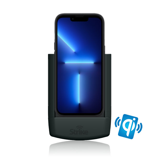 iPhone 13 Pro Max Wireless Charging Car Mount Holder - Compatible with Apple Cases - Perfect for Hands-Free Driving & Safe Navigation