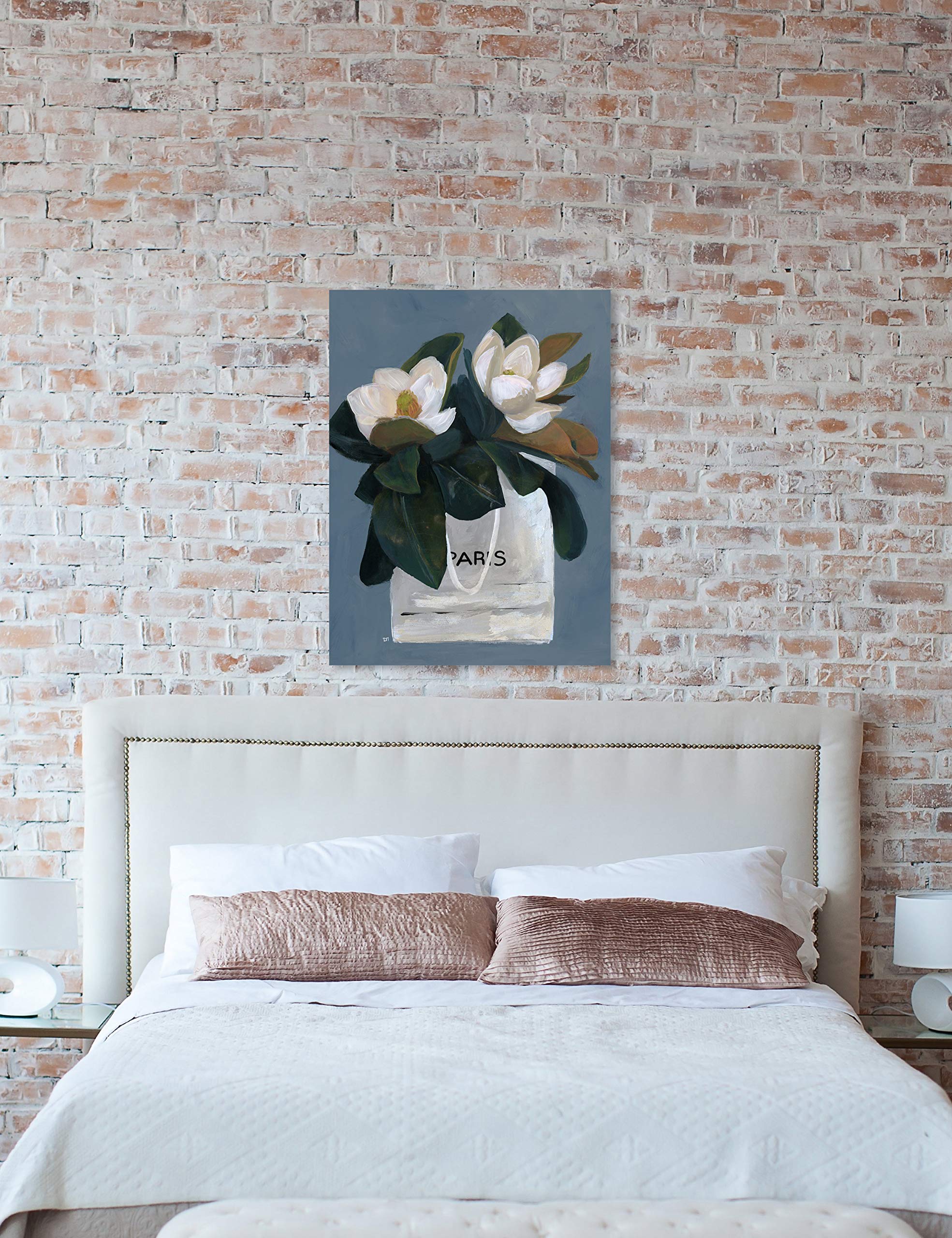 Oliver Gal Floral Canvas Wall Art Print - 30x36 Inch Modern Home Decor, White & Green Botanical Painting - Perfect for Living Room, Bedroom, Office & Gift Giving