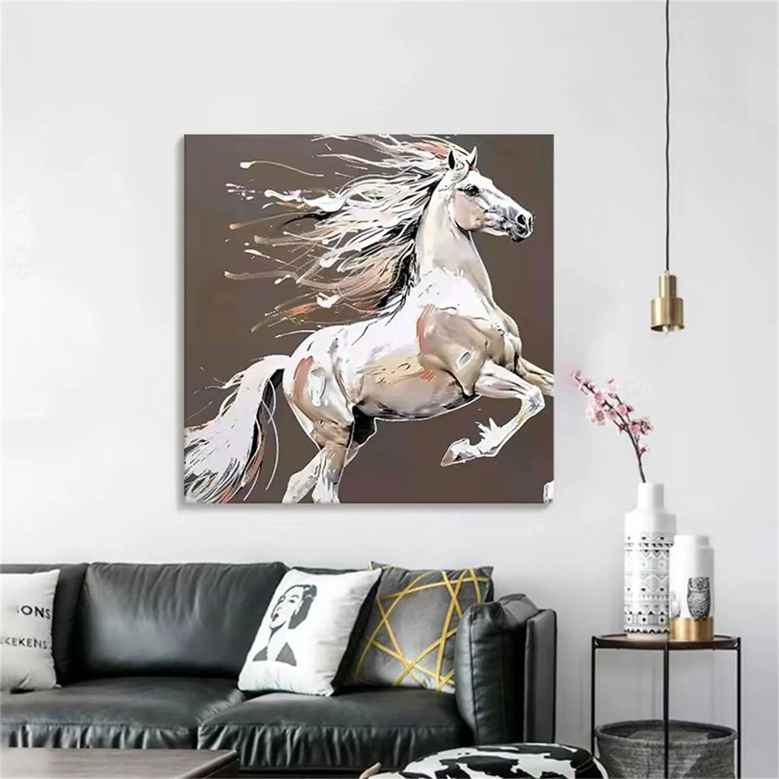 Animal Art Painting #AP032 - Handmade Wildlife Canvas Art for Home & Office Decor | Perfect for Living Room, Bedroom, and Gift Giving