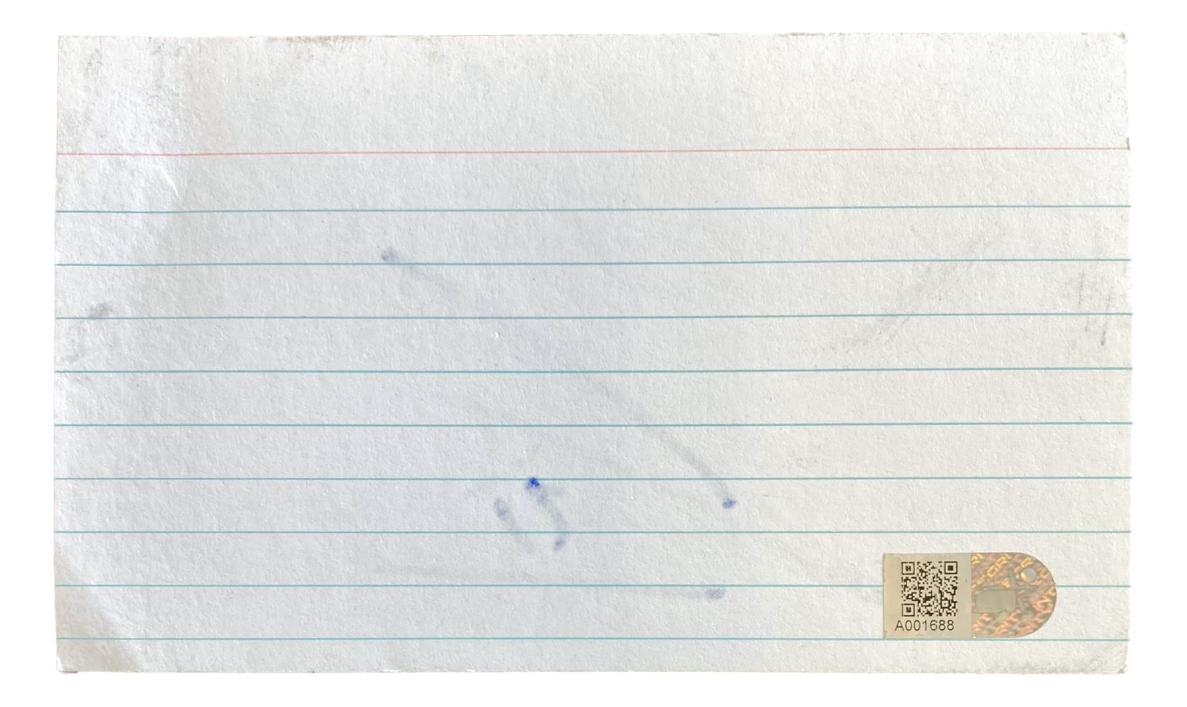 James Van Riemsdyk Autographed 3x5 Index Card with Blue Jackets - Signed Memorabilia with SI COA - Perfect for NHL Fans, Collectors, and Sports Memorabilia Displays