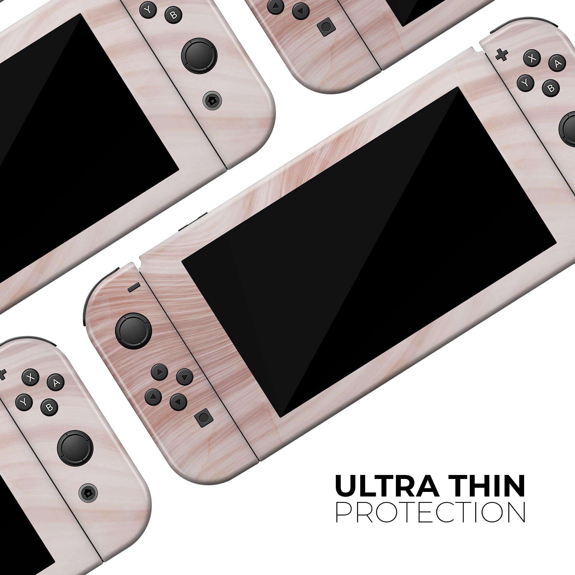 Nintendo Switch Lite Skin Decal - Scratch-Resistant Removable Vinyl Wrap Cover with Vivid Agate Vein Foil Design | Protective Gaming Accessory for Travel & Home Entertainment