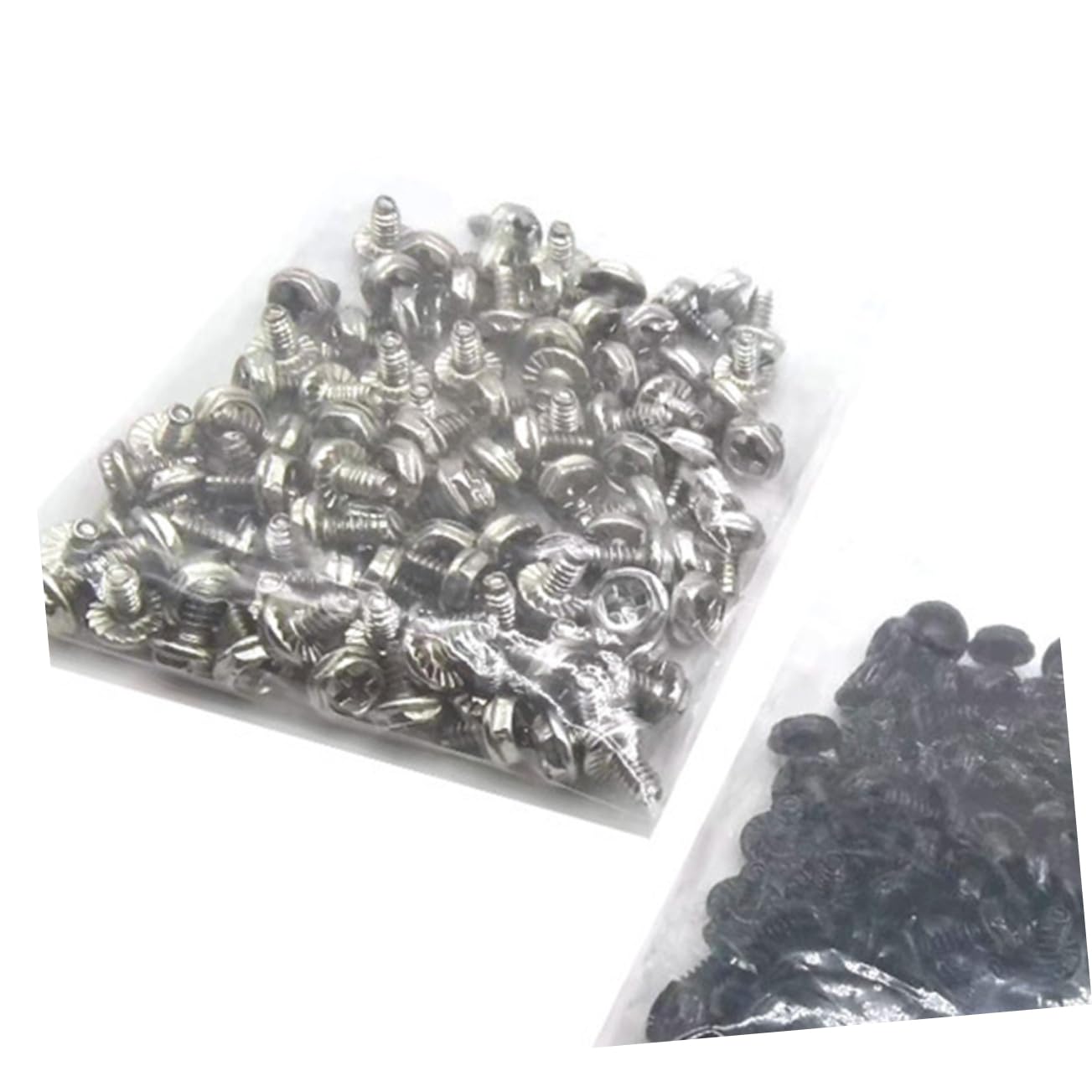 100pcs Metal Slot Screws Fastener Round Head for Computer Case - Build Your PC Fast | Perfect for PC Assembly, Case Modding & Hardware Installation