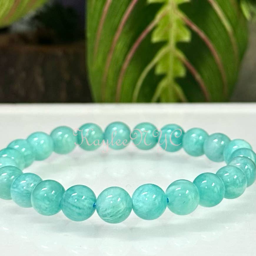 Natural Amazonite 8mm 7.5