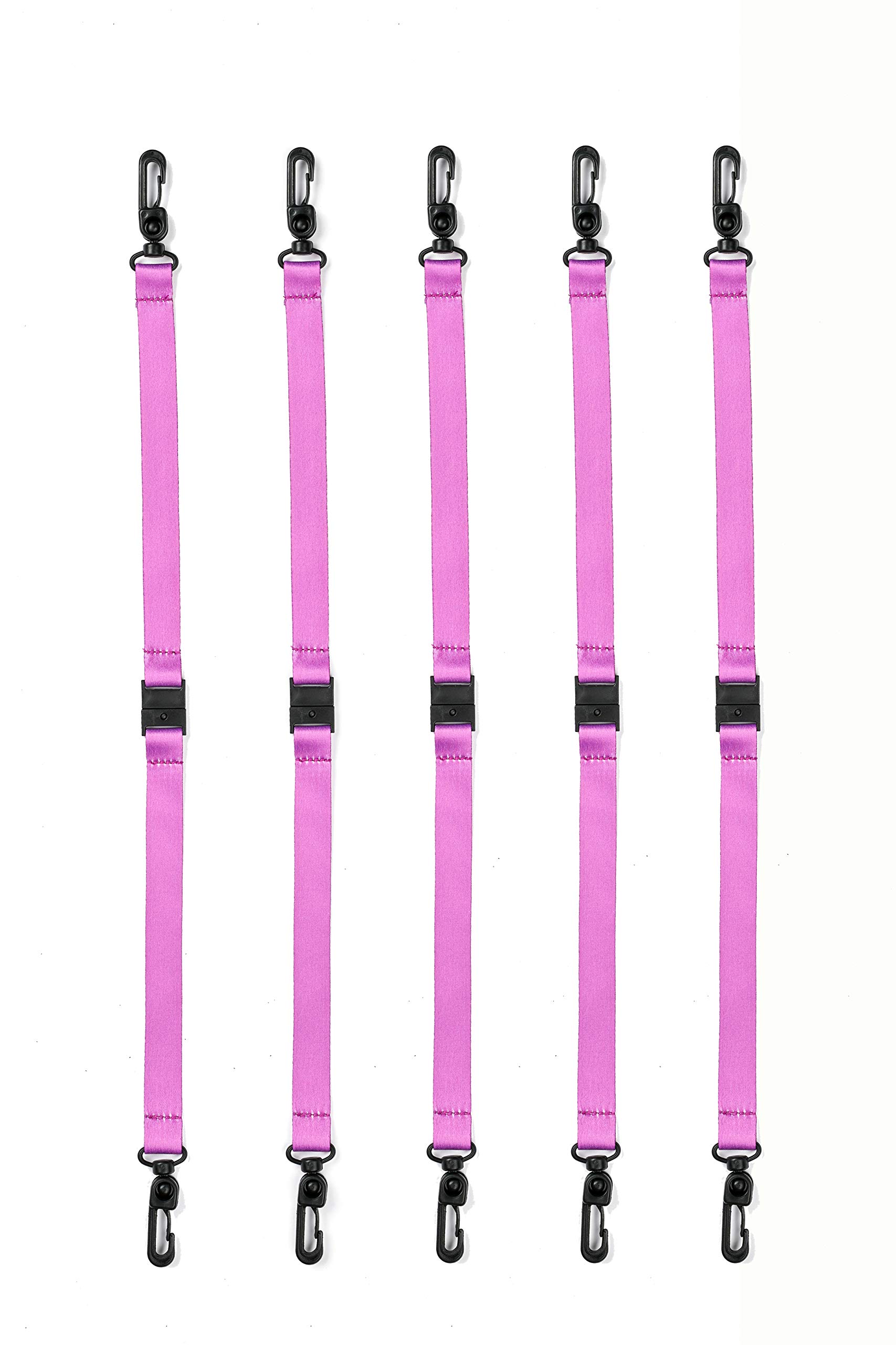 Kids Face Mask Lanyard - Breakaway Polyester Strap for School & Travel (14inch)