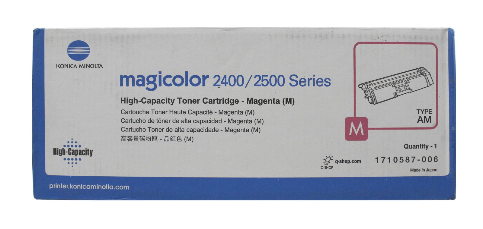 KONICA MINOLTA 1710587-006 Magenta Laser Toner Cartridge - High Yield Replacement for Bizhub Printers | Perfect for Office Printing & Professional Documents