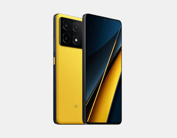 Xiaomi Poco X6 Pro 5G Smartphone - 256GB ROM 8GB RAM, Dual SIM GSM Unlocked (Yellow) | Fast Performance for Gaming & Streaming | Perfect for Travel & Work