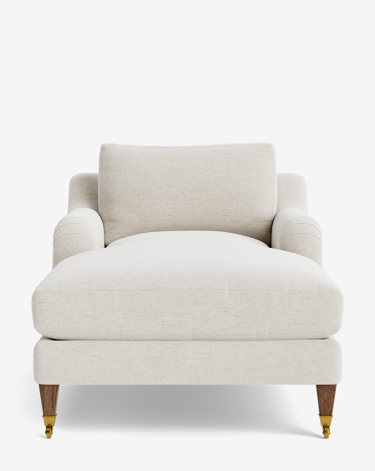 Lucille English Roll Arm Lounge Chair - Classic Upholstered Living Room Furniture for Relaxing & Reading - Perfect for Home, Office, or Library