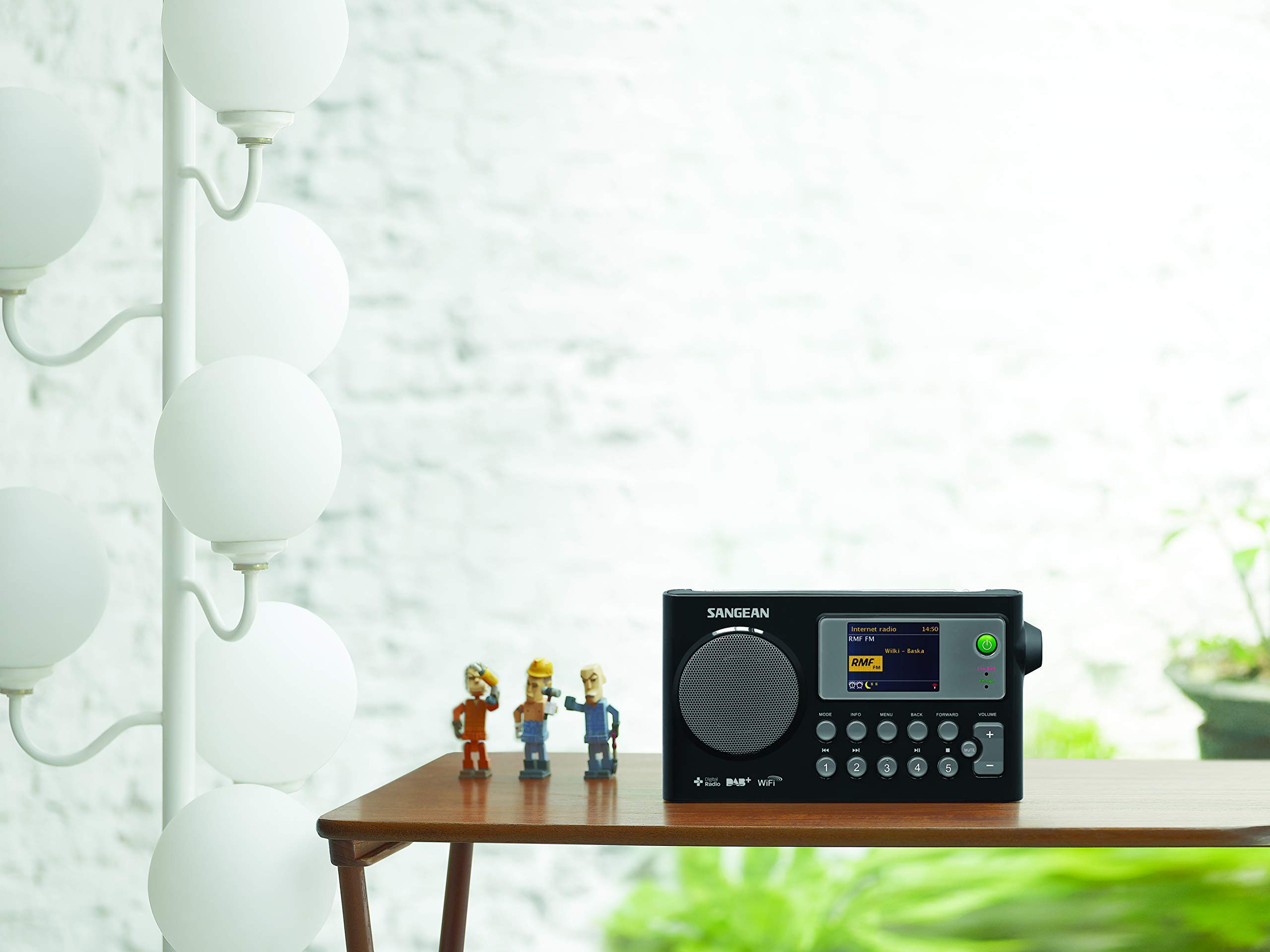 Sangean WFR-27C Internet Radio with DAB+/FM-RDS Digital Receiver & Network Player - Perfect for Home, Office, and Outdoor Use