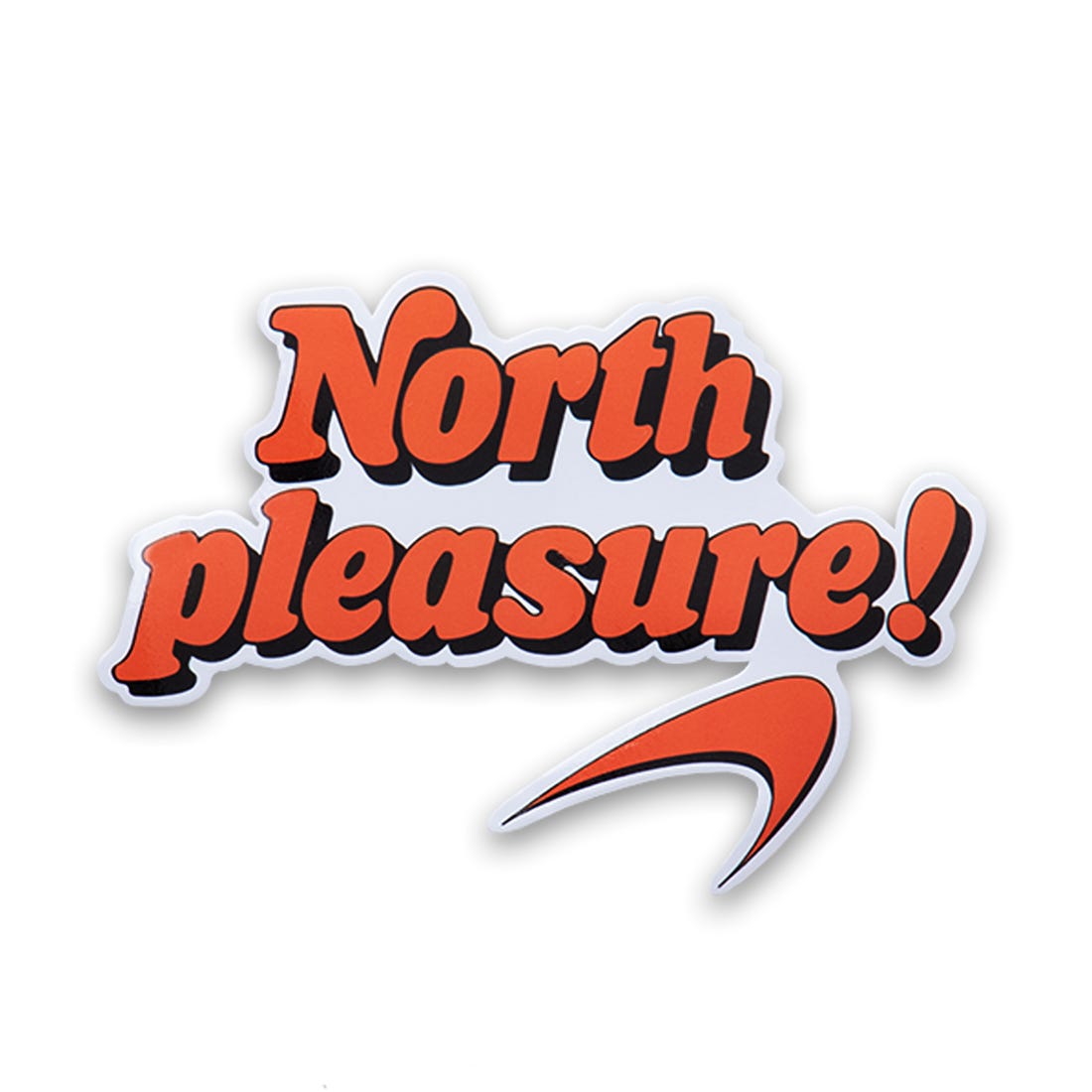 North Pleasure Sticker - Premium Vinyl Decals for Laptops, Cars & Walls - Waterproof & Durable for Home, Office & Outdoor Decor