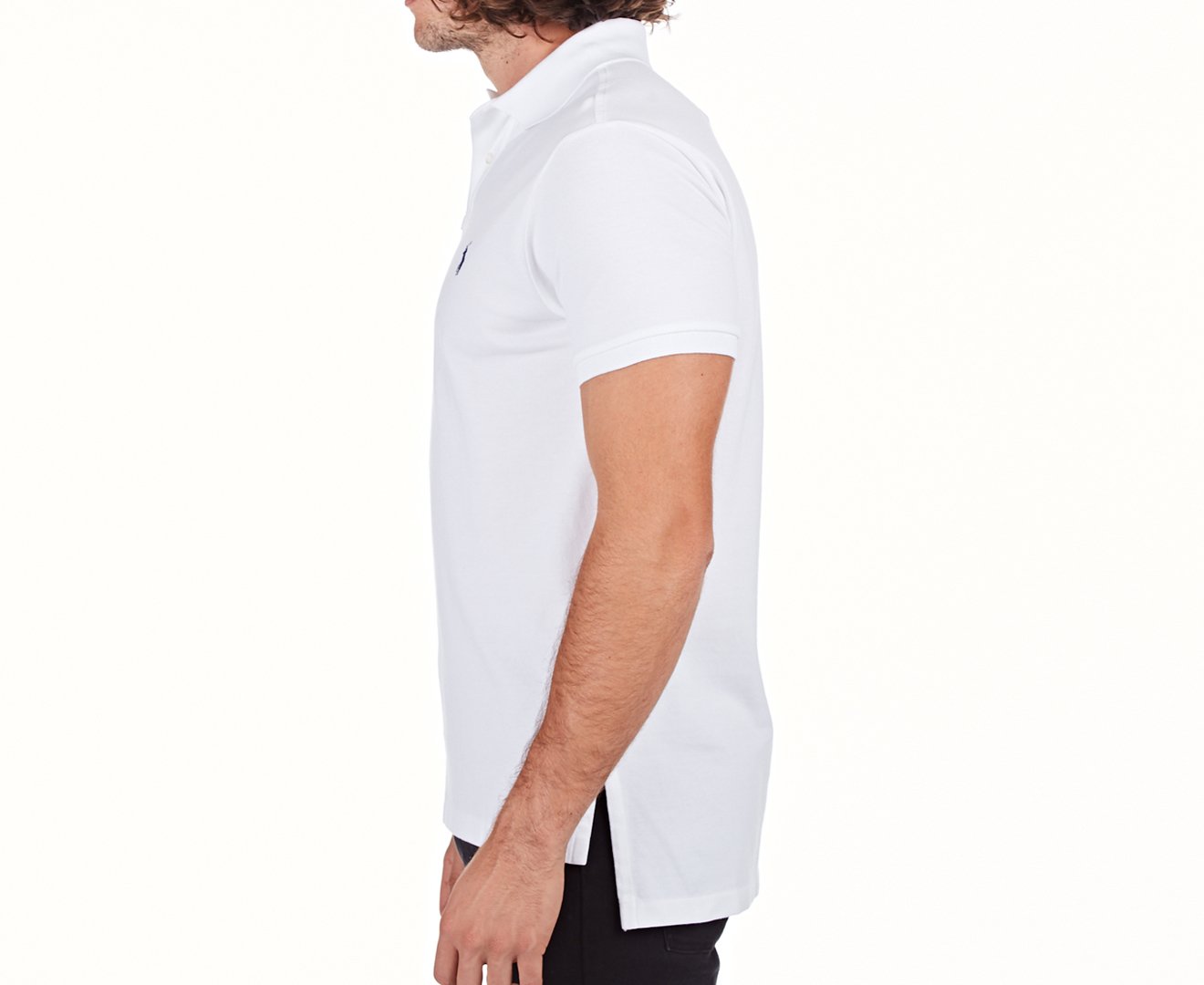 Polo Ralph Lauren Men's Custom Fit Mesh Polo Shirt - Breathable Casual Short Sleeve Shirt for Golf, Office & Summer Wear | Classic Logo Design