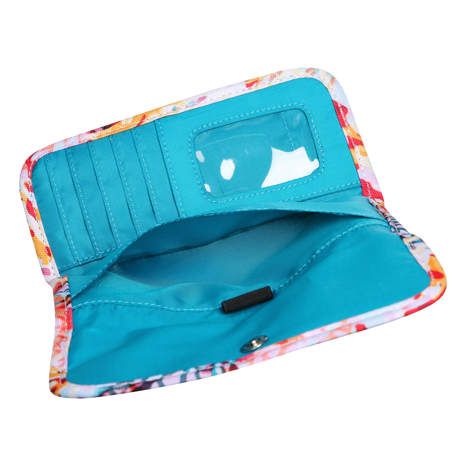 KAVU Mondo Spender Trifold Wallet Clutch - Slim RFID Blocking Travel Organizer for Men & Women - Perfect for Airports, Business Trips & Everyday Use