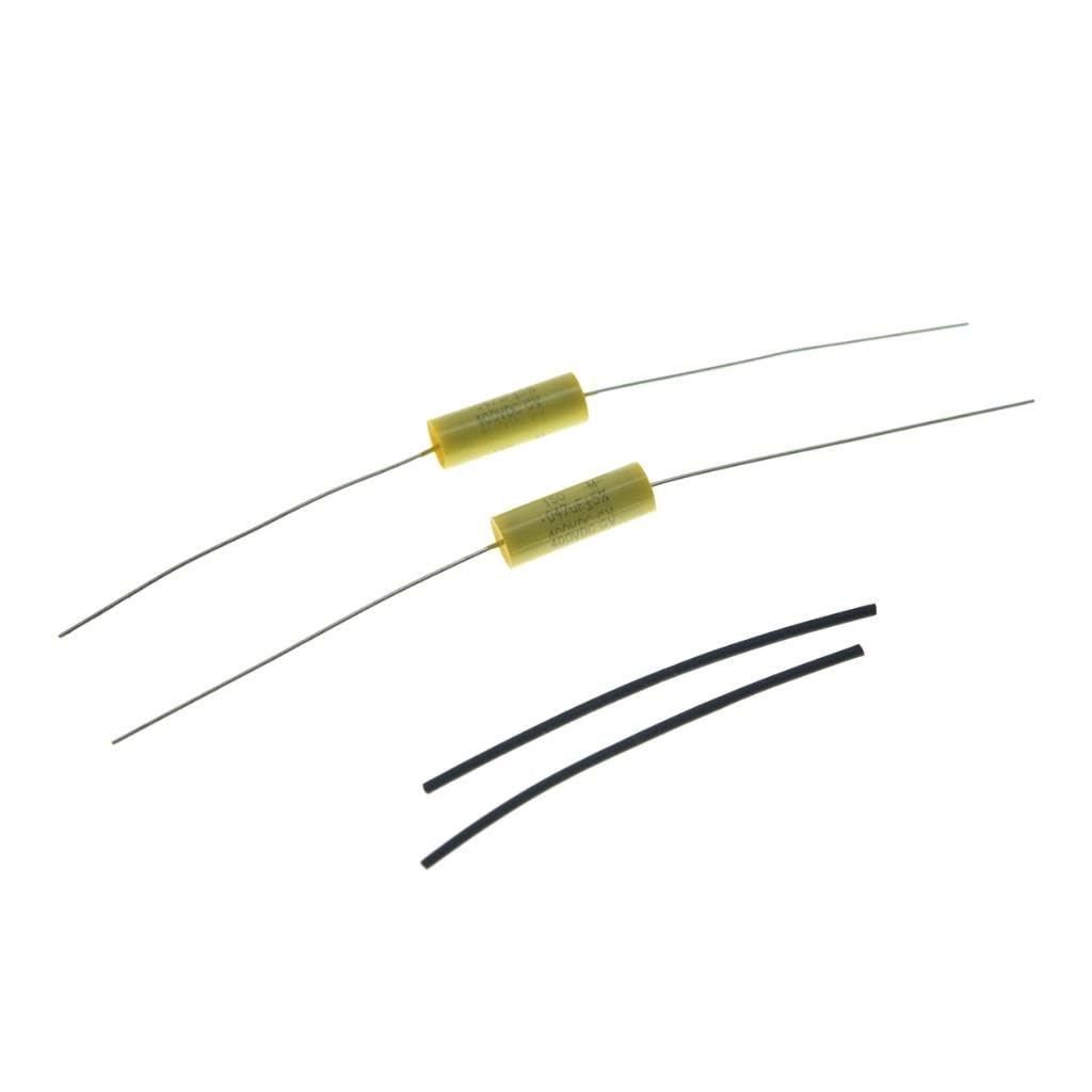 2-Pack Mallory 0.047uf Tone Capacitors for Electric Guitar & Bass - Upgrade Your Sound for Rock, Blues & Jazz Performances