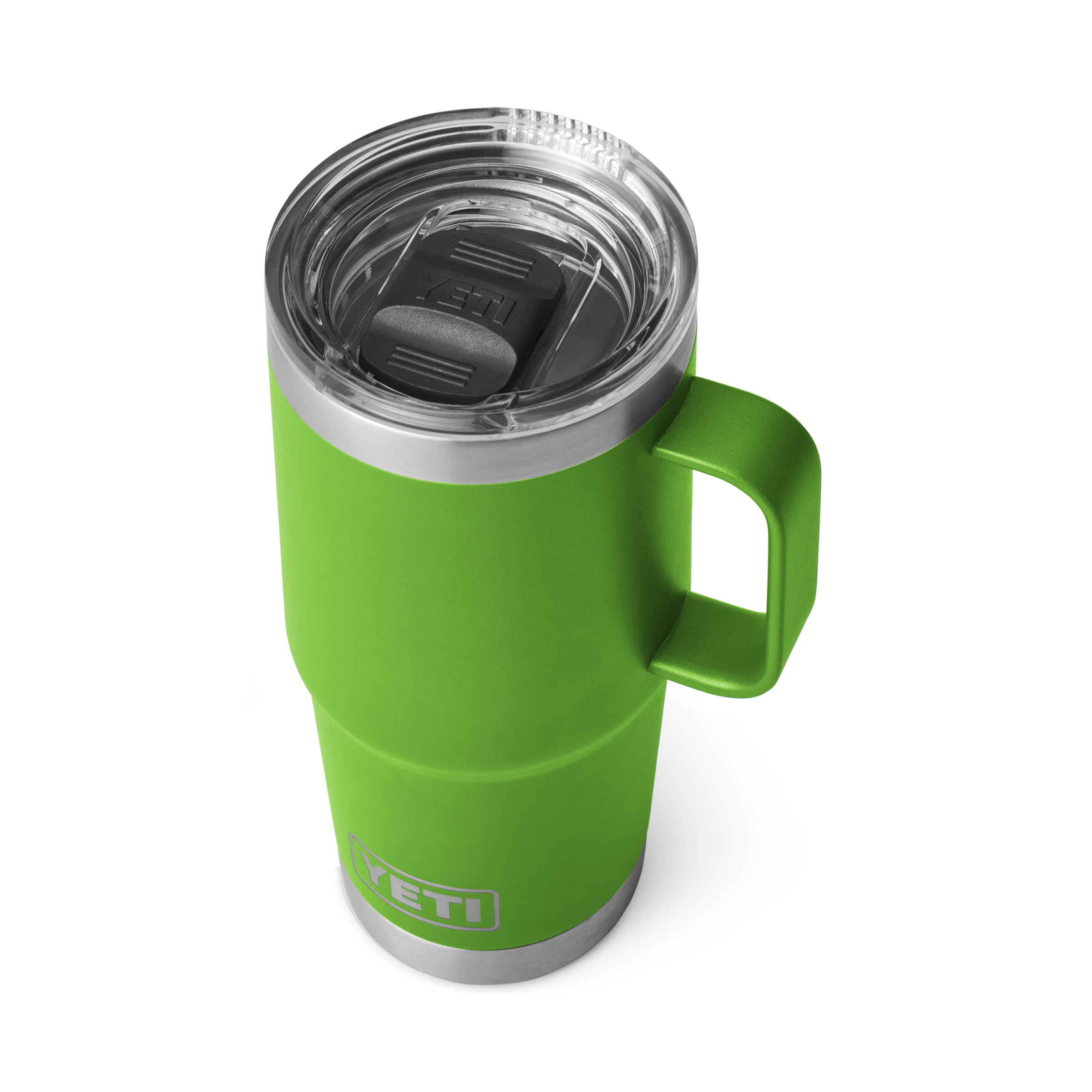 20 oz Rambler Travel Mug - Insulated Stainless Steel Vacuum Flask, Leak-Proof Lid, Keeps Drinks Hot/Cold for Hours - Perfect for Camping, Hiking & Commuting (Canopy Green)