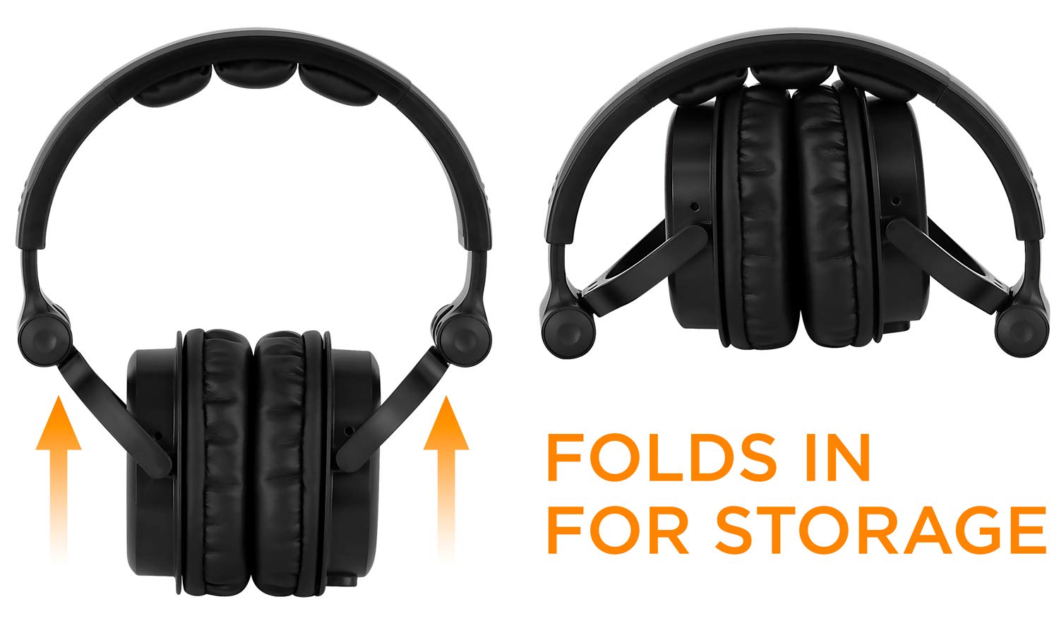 Over Ear Wired Gaming Headphones with Microphone - Professional DJ-Style Monitor Headset, 50mm Stereo Studio Sound & 100dB Sensitivity, Lightweight Adjustable Design for PC/PS4/Xbox Gaming & Music Production (TS-823)