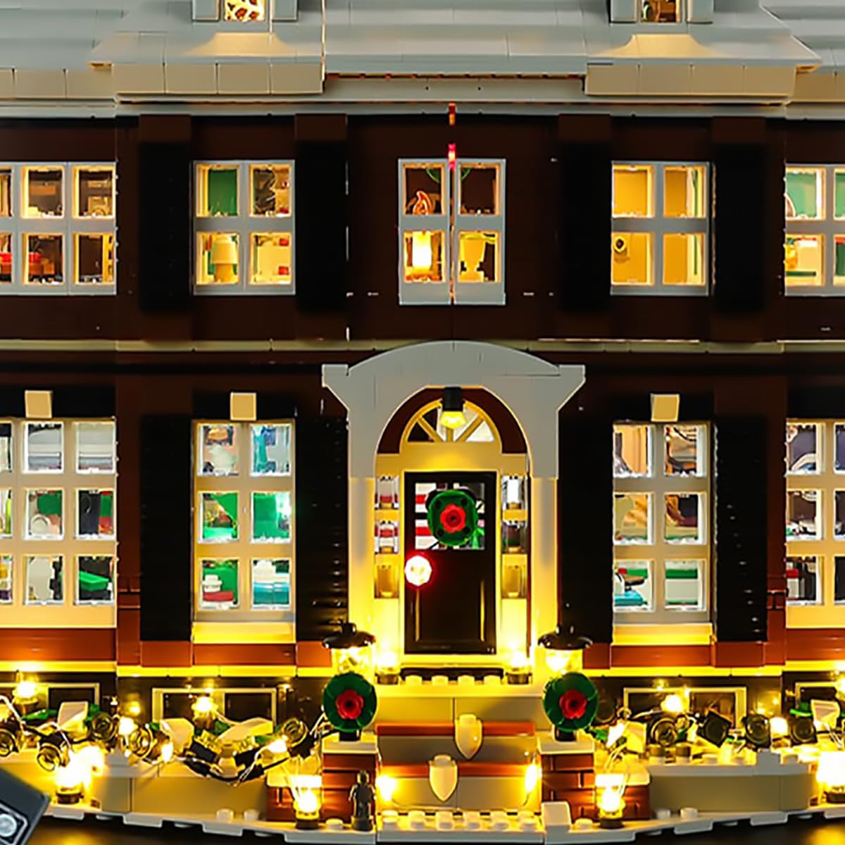 Hosdiy Light and Sound Remote Control Kit for Home Alone Lego Set 21330 - LED Lighting Kit (Light Only, No Model) - Perfect for Lego Enthusiasts & Holiday Displays