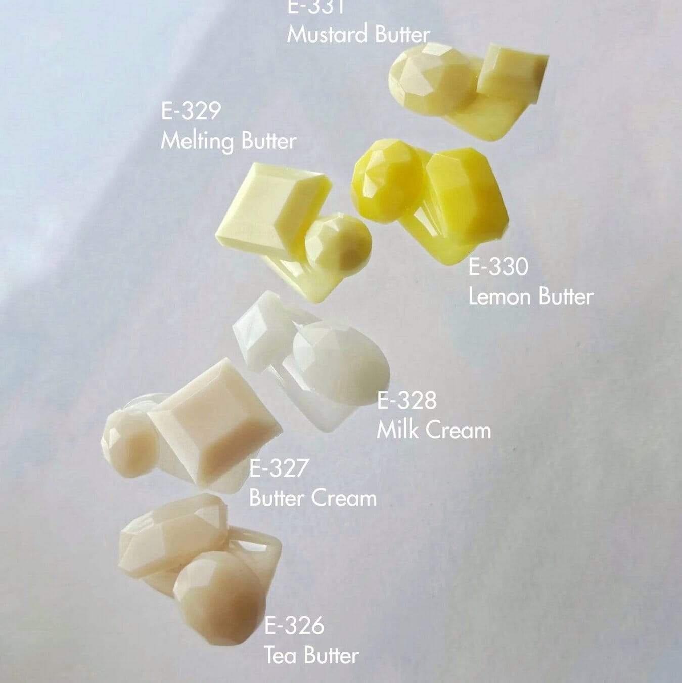 Kokoist Melting Butter Series Nail Polish Set of 6 - E326 & E331 - Long Lasting Gel Polish for Manicure & Pedicure - Perfect for Nail Salons & DIY Home Nail Art