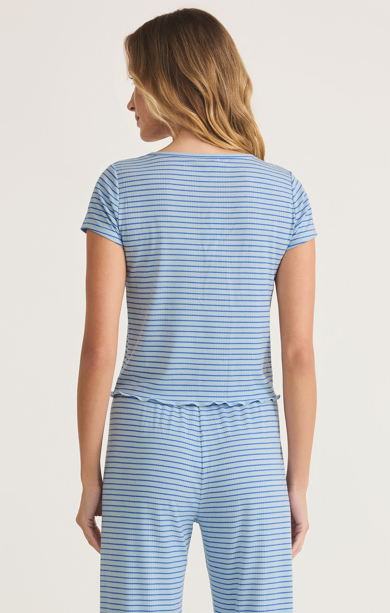 Sail Away Rib Top - Women's Fashion Knit Crop Top for Summer | Perfect for Beach, Vacation & Casual Outfits