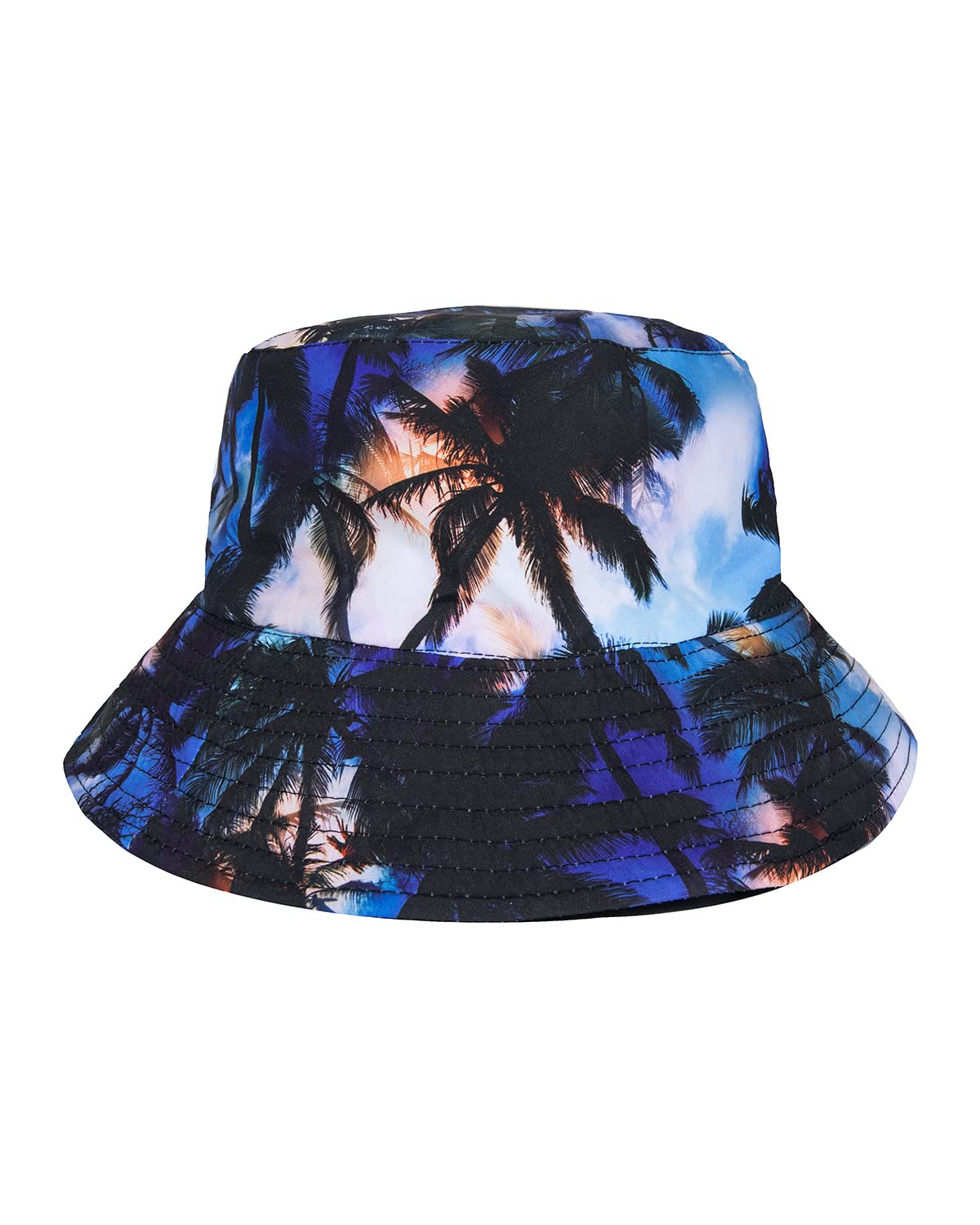 TUNEVUSE Men's Hawaiian Shirt & Shorts Set - 2 Piece Tropical Beach Outfit with Floral Print & Bucket Hat | Summer Vacation, Luau Party, Poolside Relaxation