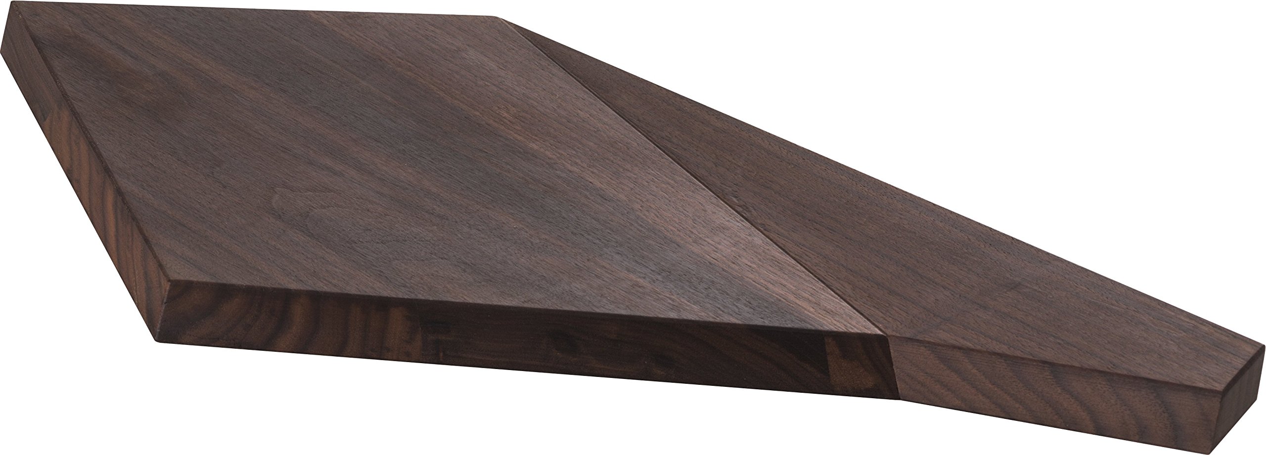 DUE CIGNI – Vela Line – Walnut Wood Cutting Board 36x25.5x2.3 cm – Handcrafted in Italy – Perfect for Kitchen Prep, Charcuterie Boards & Serving Cheese